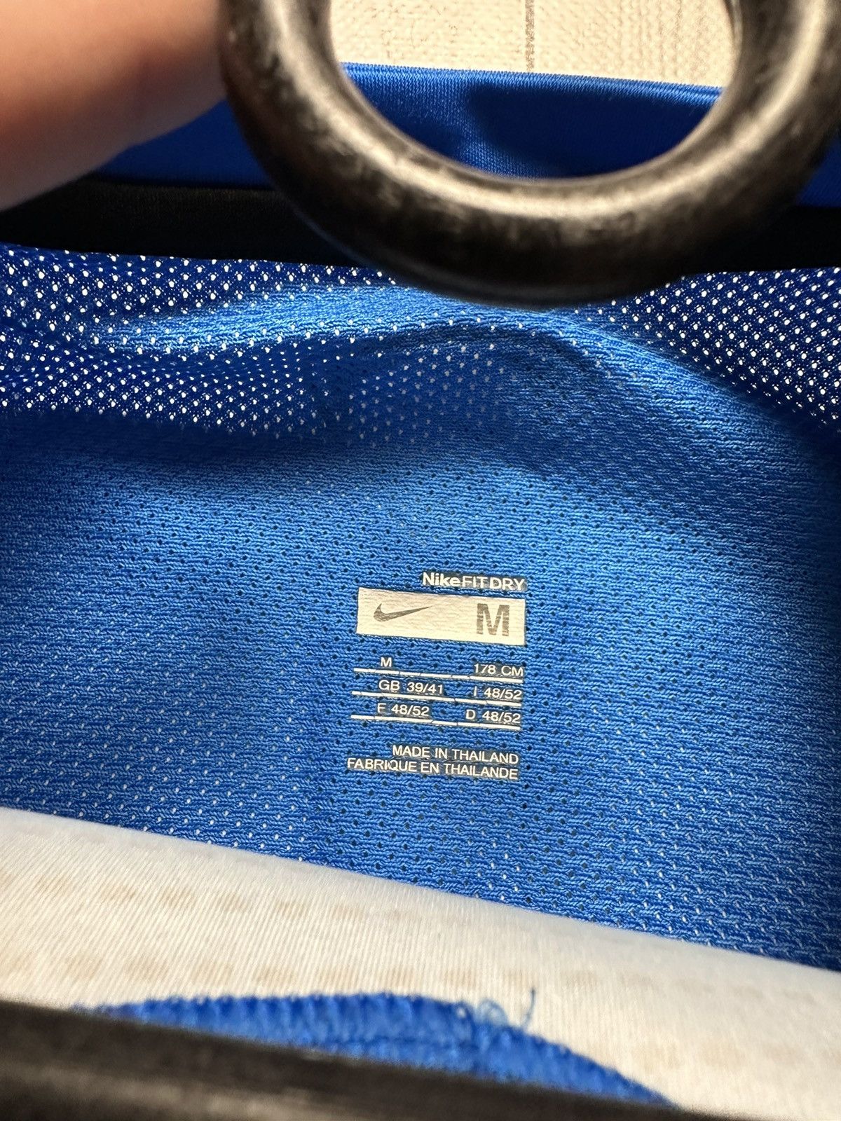 Nike × Vintage Vintage Nike Total 90 Soccer tee size M blue rare Size US M / EU 48-50 / 2 - 4 Thumbnail