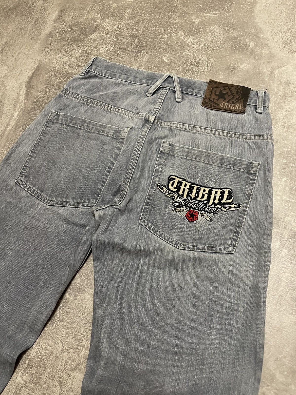 JNCO × Tribal Streetwear Vintage Tribal Street Wear Rap Jeans Jnco Style Size US 32 / EU 48 - 2 Thumbnail