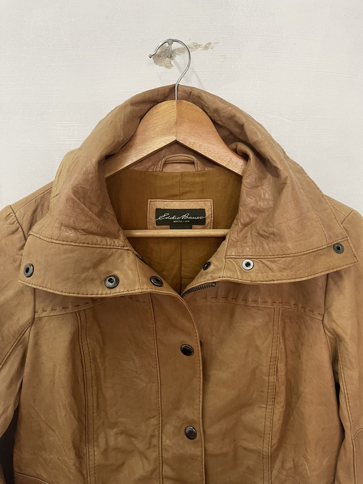 Eddie Bauer VINTAGE EDDIE BAUER LEATHER JACKET Size US S / EU 44-46 / 1 - 2 Thumbnail