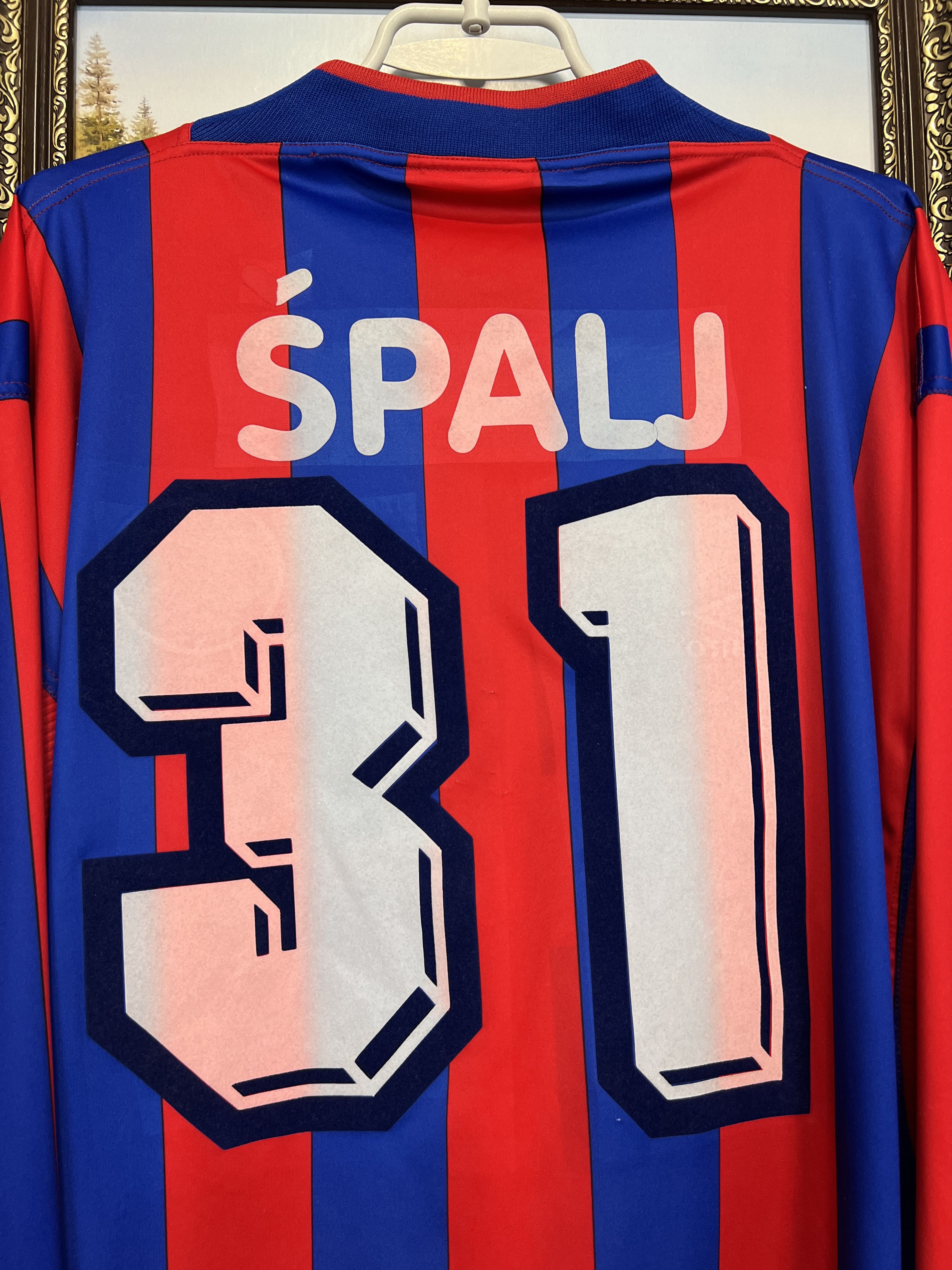 Umbro Hajduk Split football shirt Match Long Sleeve Spalj Jersey Size US XL / EU 56 / 4 - 12 Thumbnail
