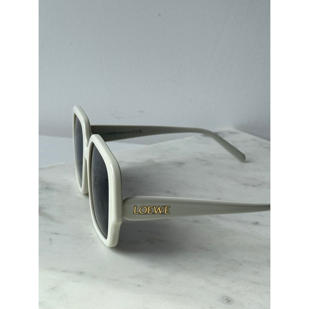 Loewe NEW Loewe LW40134U Oversized Square Sunglasses in White Size ONE SIZE - 6 Thumbnail