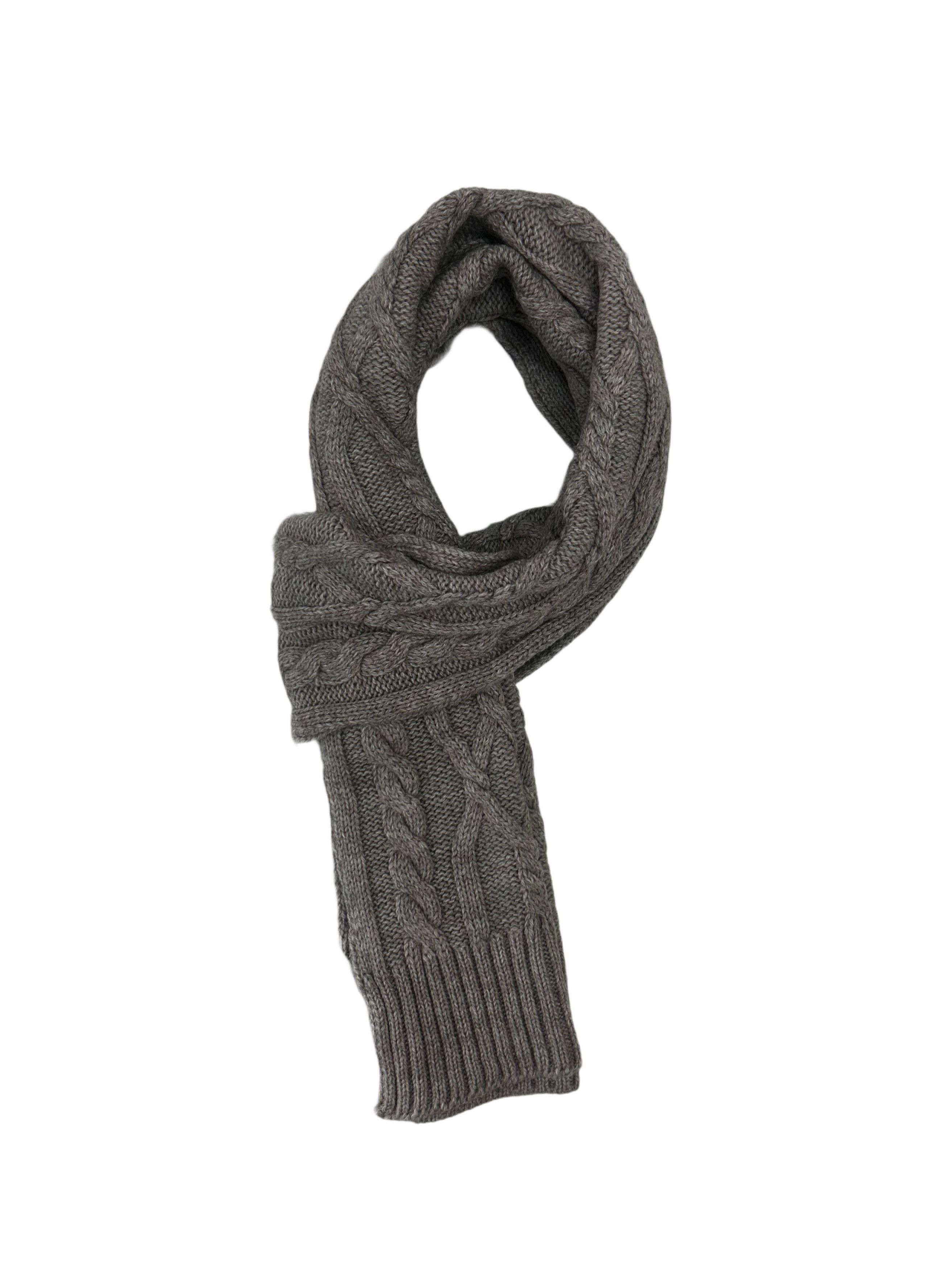 CLOSED Closed Olive Cable Knit Scarf Size ONE SIZE - 1 Thumbnail