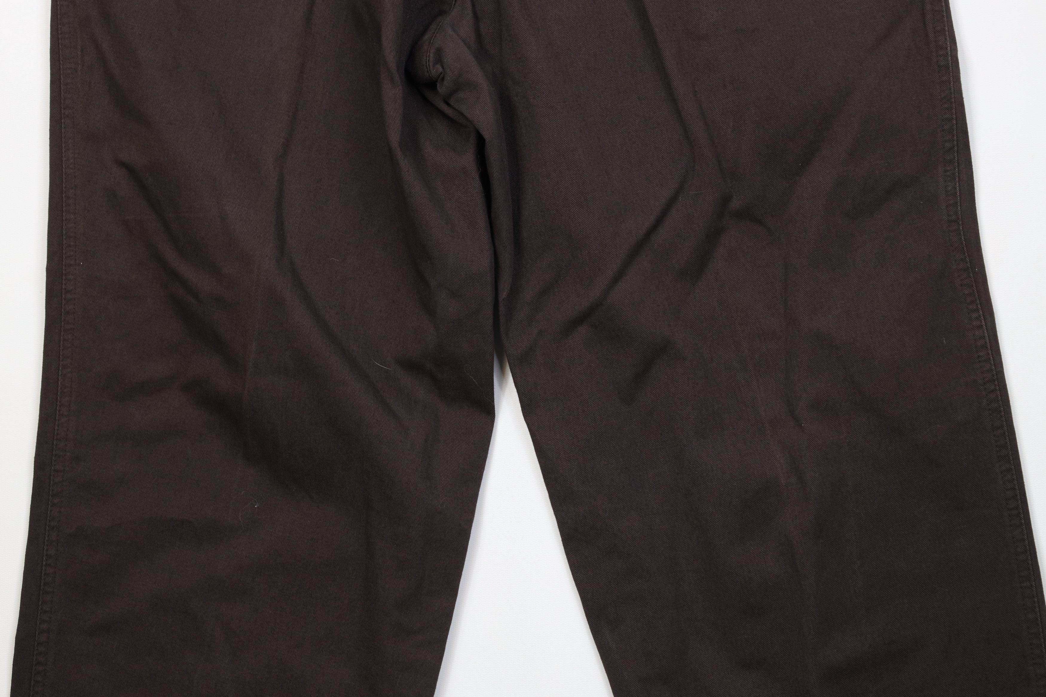 Vintage Vintage 90s Streetwear Wide Leg Chino Pants Chocolate Brown Size US 36 / EU 52 - 12 Thumbnail