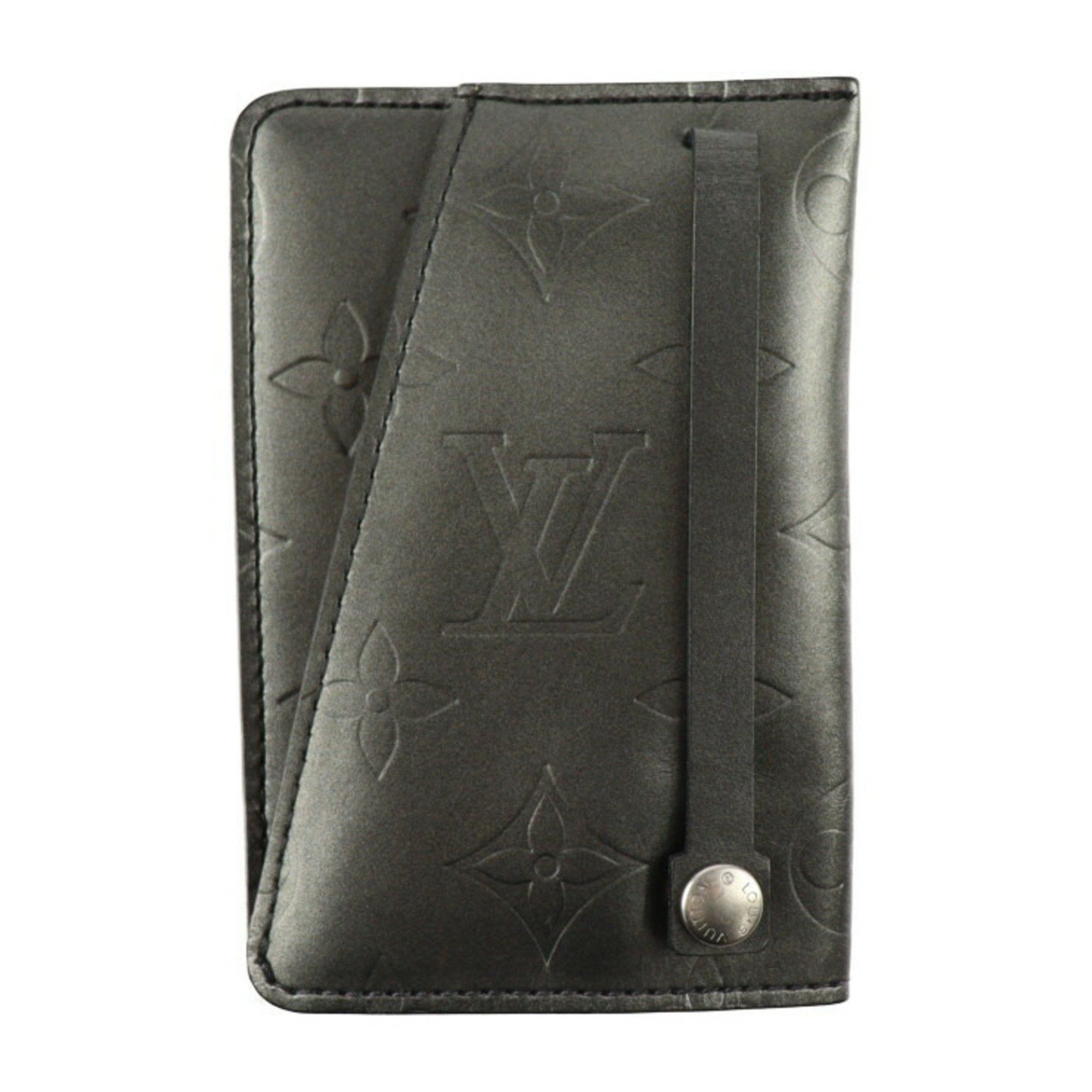 image of Louis Vuitton Crochette Gm Monogram Matte Key Case M65130 Leather Dark Gray Gunmetal Ring Vuitton, 