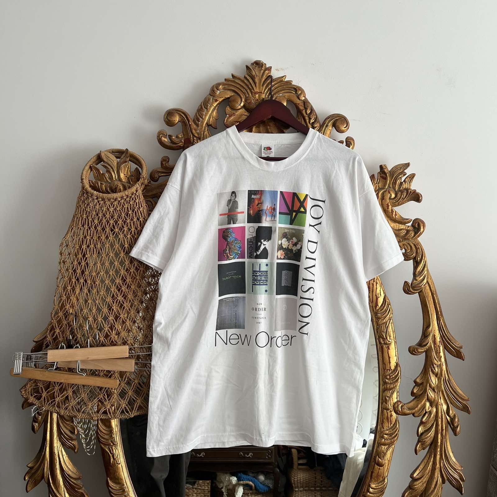 New order factory records joy division tee tshirt Sz XXL