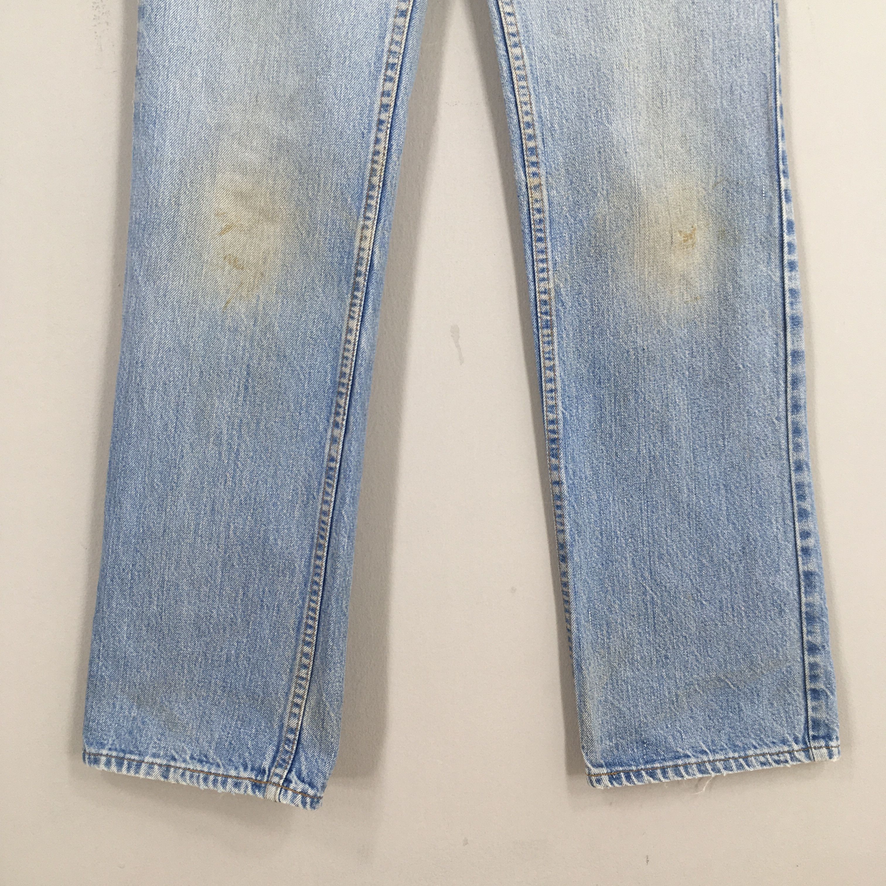 Levi's Size 25x31 Vintage Levi's 505 Light Wash Zipper Jeans S618 Size 25" / US 0 / IT 36 - 4 Thumbnail