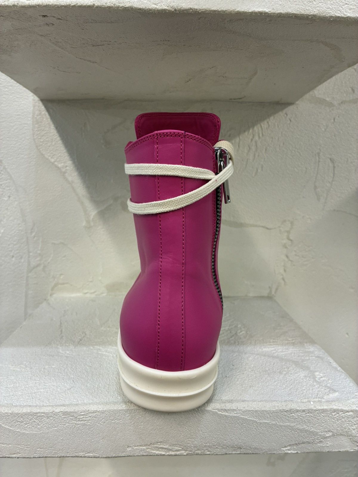 Rick Owens Rick Owens Hot Pink Ramones Sneakers Size US 7.5 / IT 37.5 - 11 Thumbnail