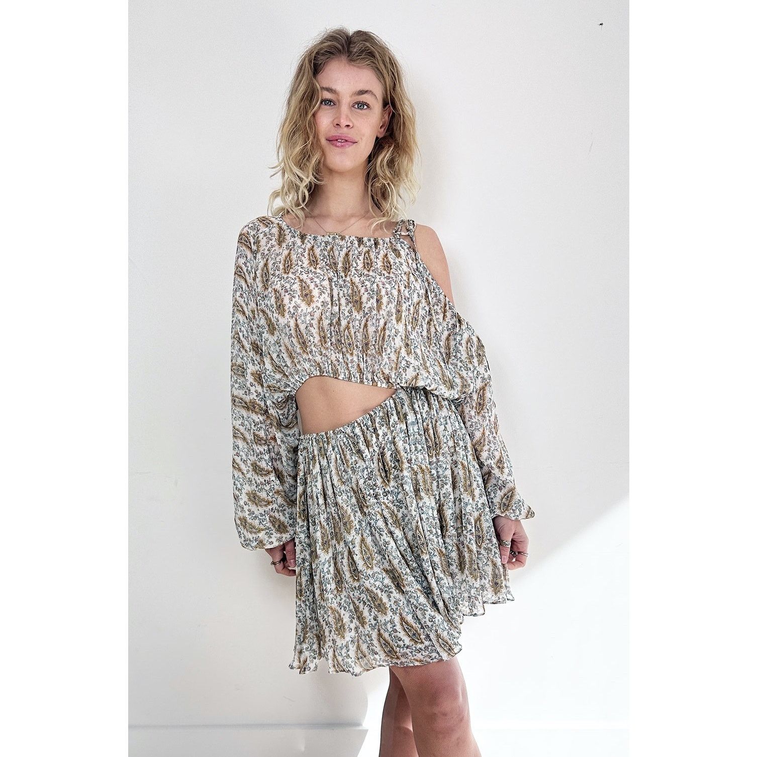 Scanlan Theodore Scanlan Theodore Foulard Mini Dress Size M / US 6-8 / IT 42-44 - 4 Thumbnail