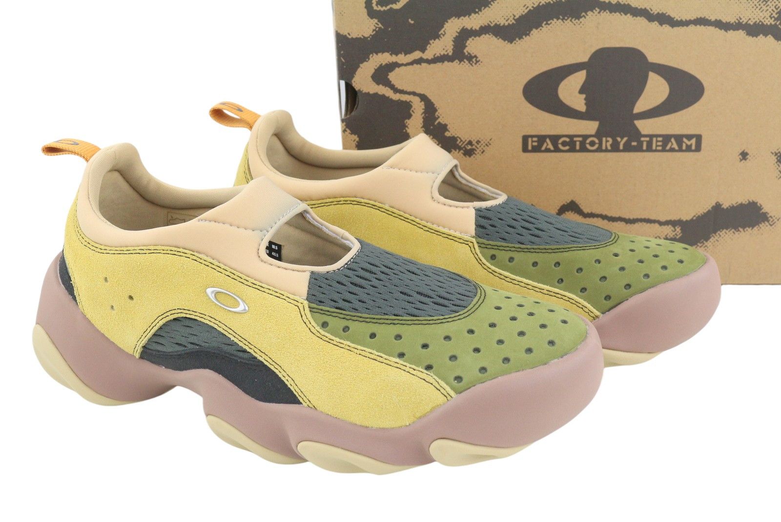 Brain Dead OAKLEY FACTORY FLESH SUEDE EU45.5 Whey Multi Sandals 90522 Size US 12.5 / EU 45-46 - 1 Thumbnail