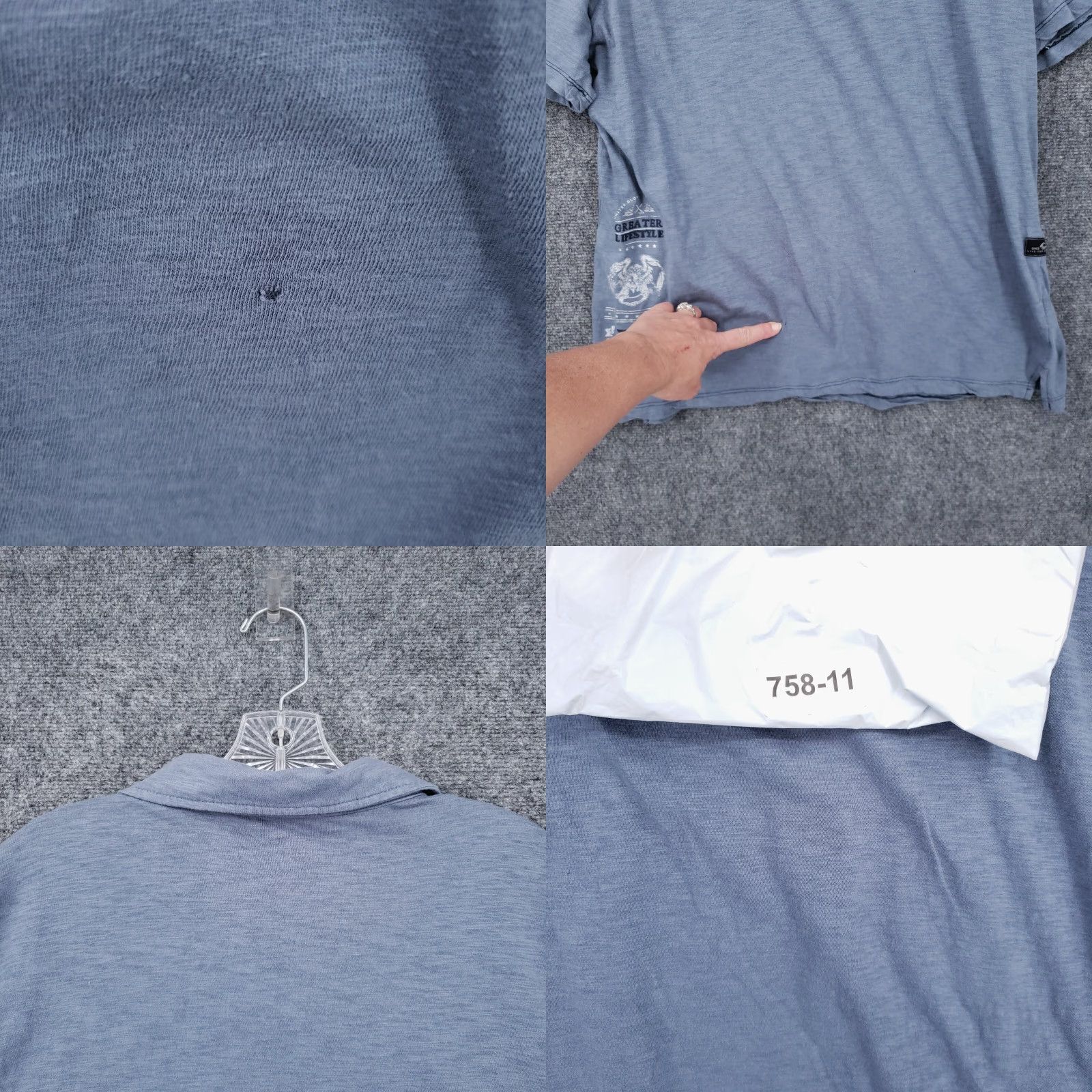 Buffalo David Bitton Buffalo David Bitton Polo Shirt Men XL Blue Short Sleeve Collared, Polo, Buffalo David Bitton, Men, XL, Blue Size US XL / EU 56 / 4 - 10 Thumbnail