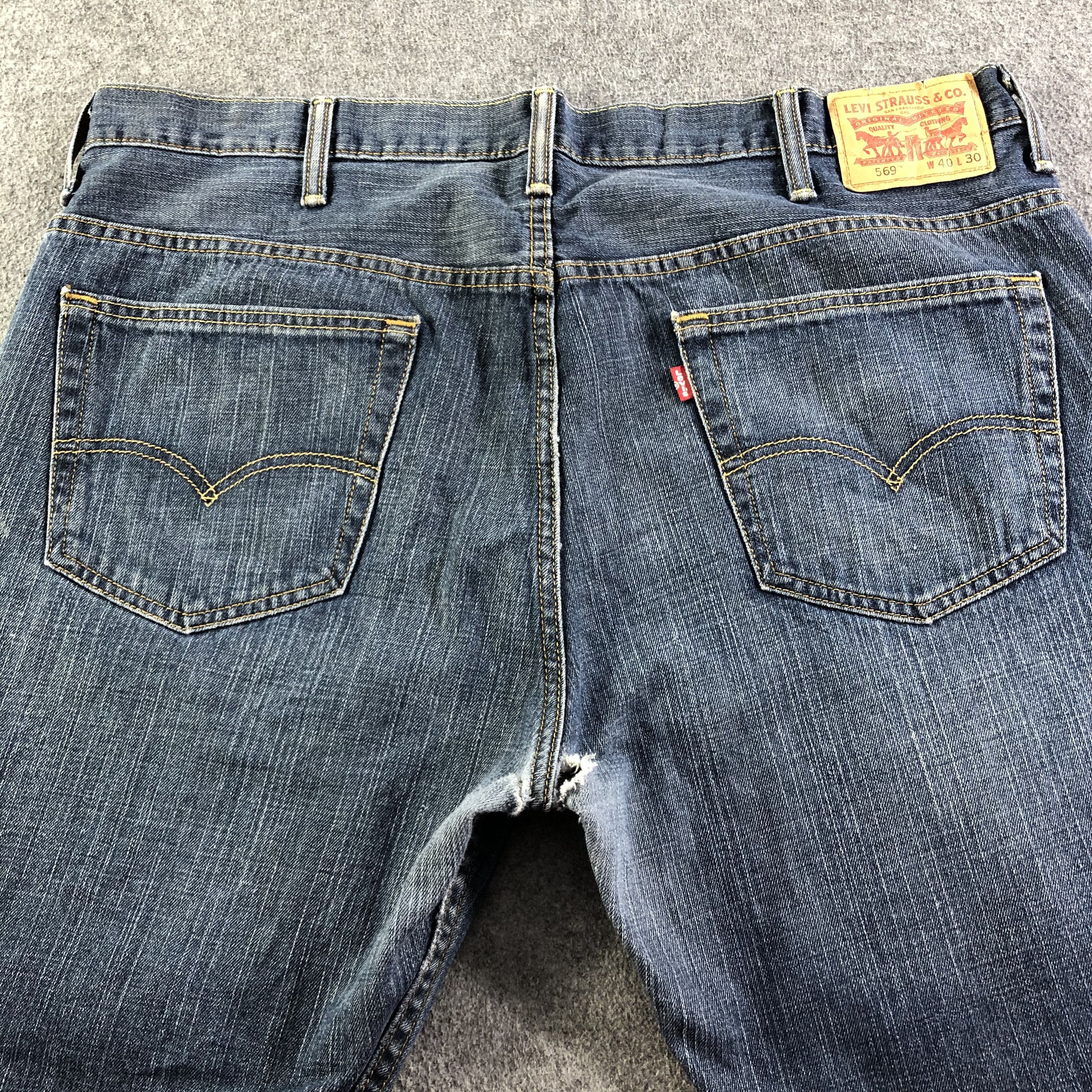 Levi's Vintage Levis 569 Jeans-J3719 Size US 42 / EU 58 - 4 Thumbnail
