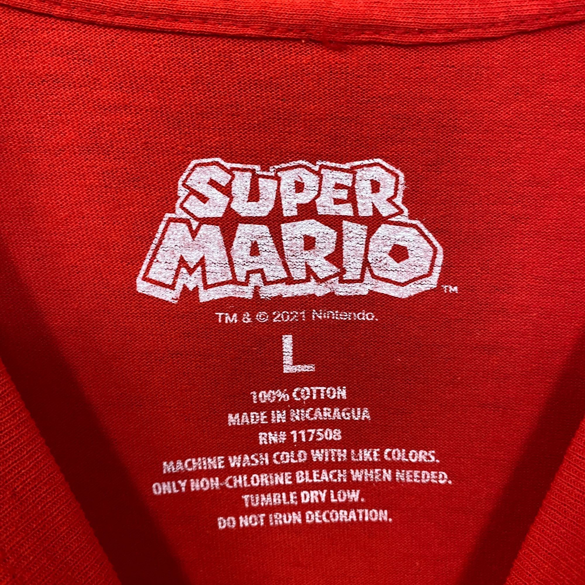 Nintendo Super Mario Bros Mario Luigi Wario Waluigi Promo T-Shirt L Size US L / EU 52-54 / 3 - 4 Thumbnail