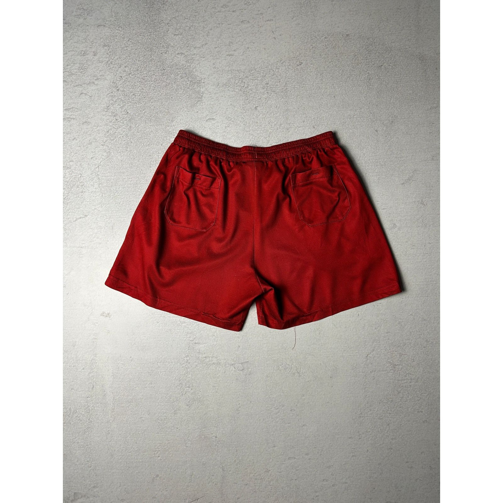 Umbro Vintage 90s Umbro Red Pre-owned Track Shorts - Men's Large Size US 32 / EU 48 - 2 Thumbnail
