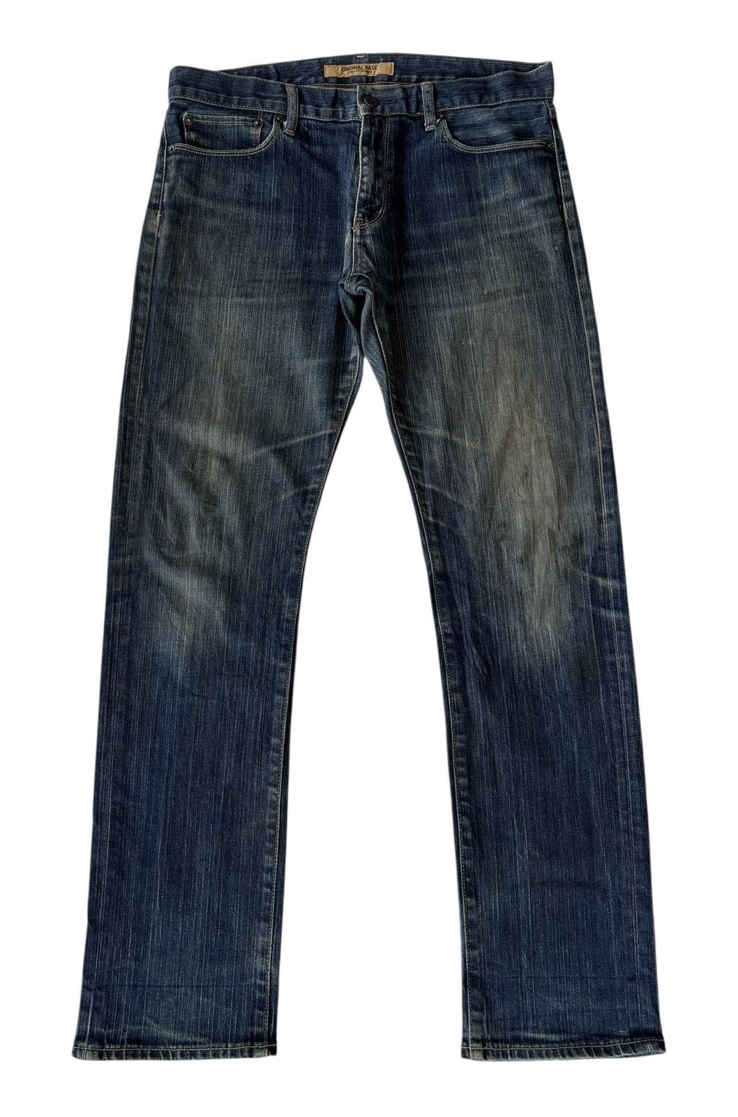 Undercover × Uniqlo Uniqlo S-001 Slim Fit Straight Distressed Denim Jeans Size US 34 / EU 50 - 7 Thumbnail