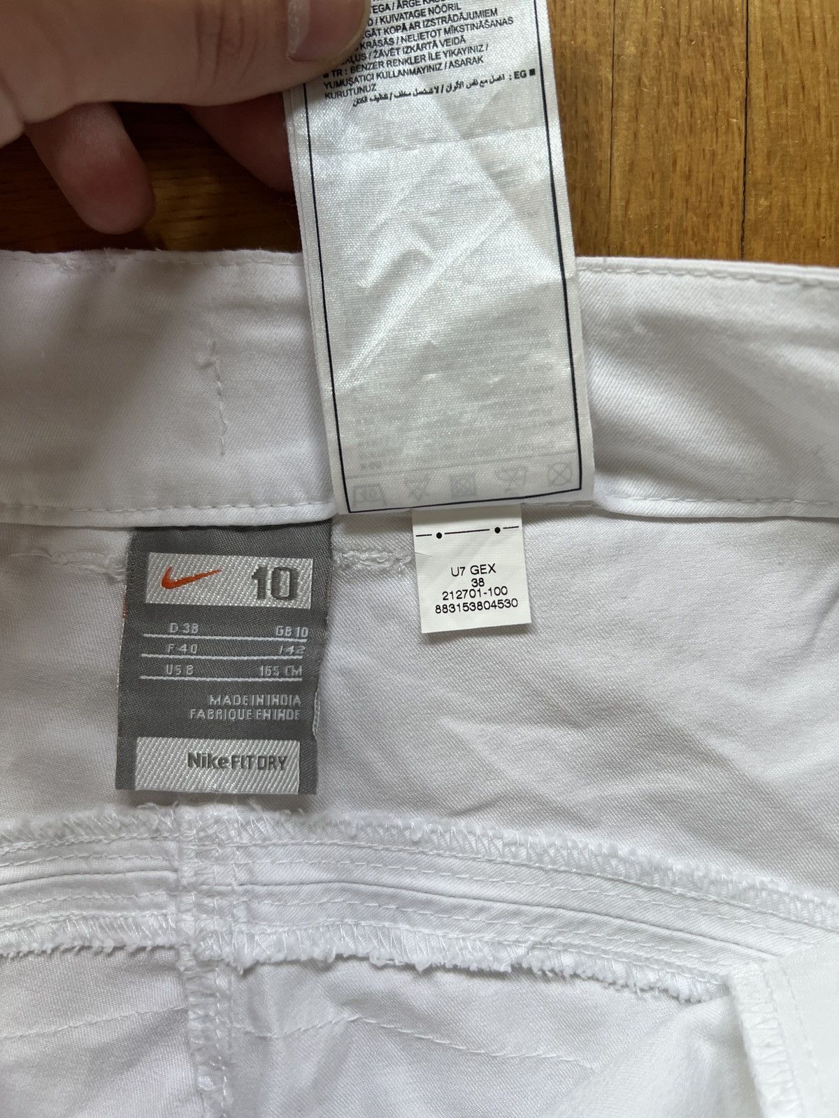 Nike Cargo Shorts Nike Small Logo White Size US 34 / EU 50 - 4 Thumbnail