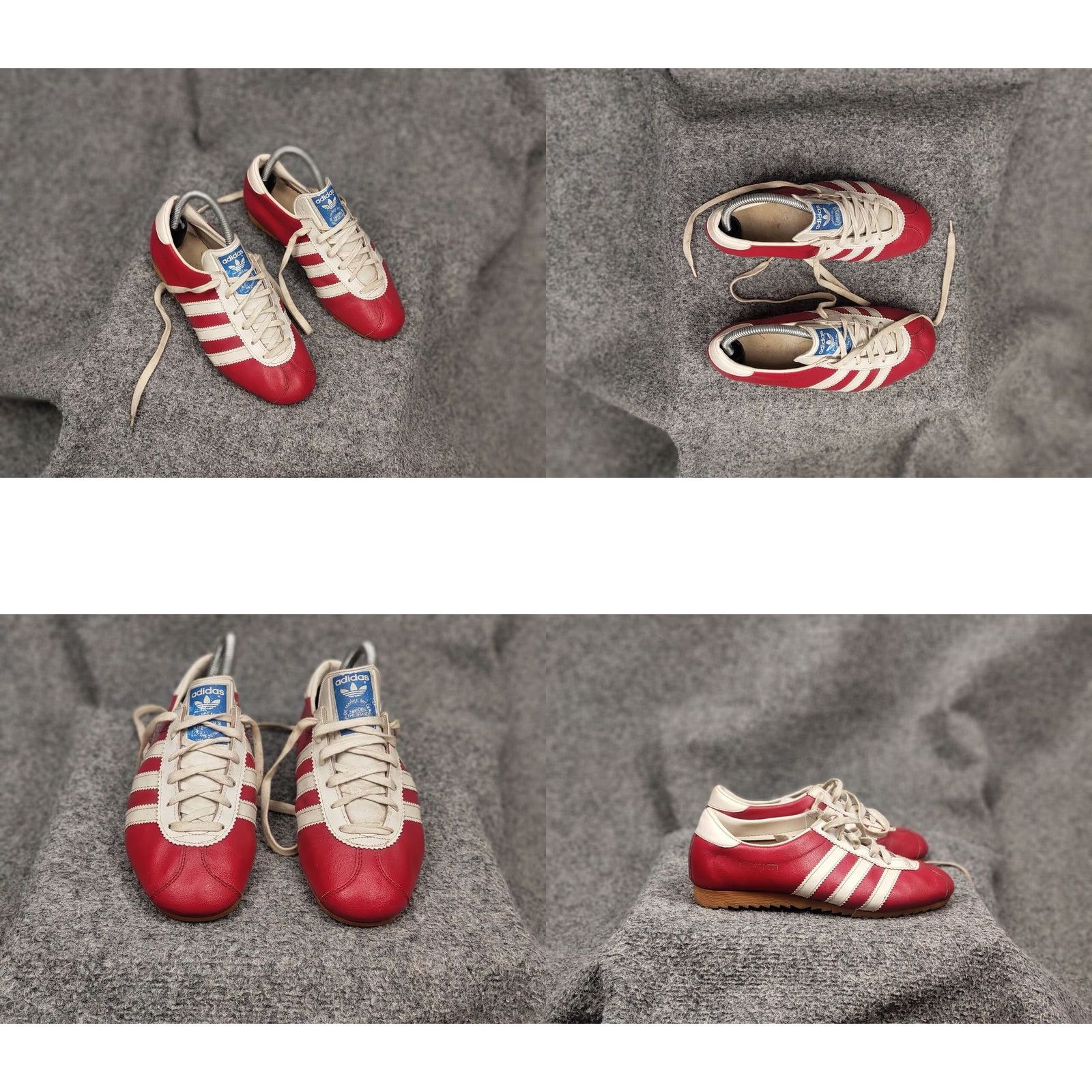 Adidas Adidas Hobby Vintage Sneakers 70's Austria Red Leather Trainers Shoes Size US 5 / EU 37 - 8 Thumbnail