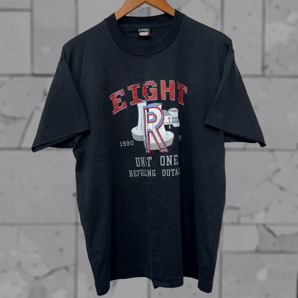 Vintage VINTAGE Best T-Shirt Fight Unit One Black Stars XL USA Men T-Shirt Single Stitch 1990 Shirt Size US XL / EU 56 / 4 - 1 Thumbnail