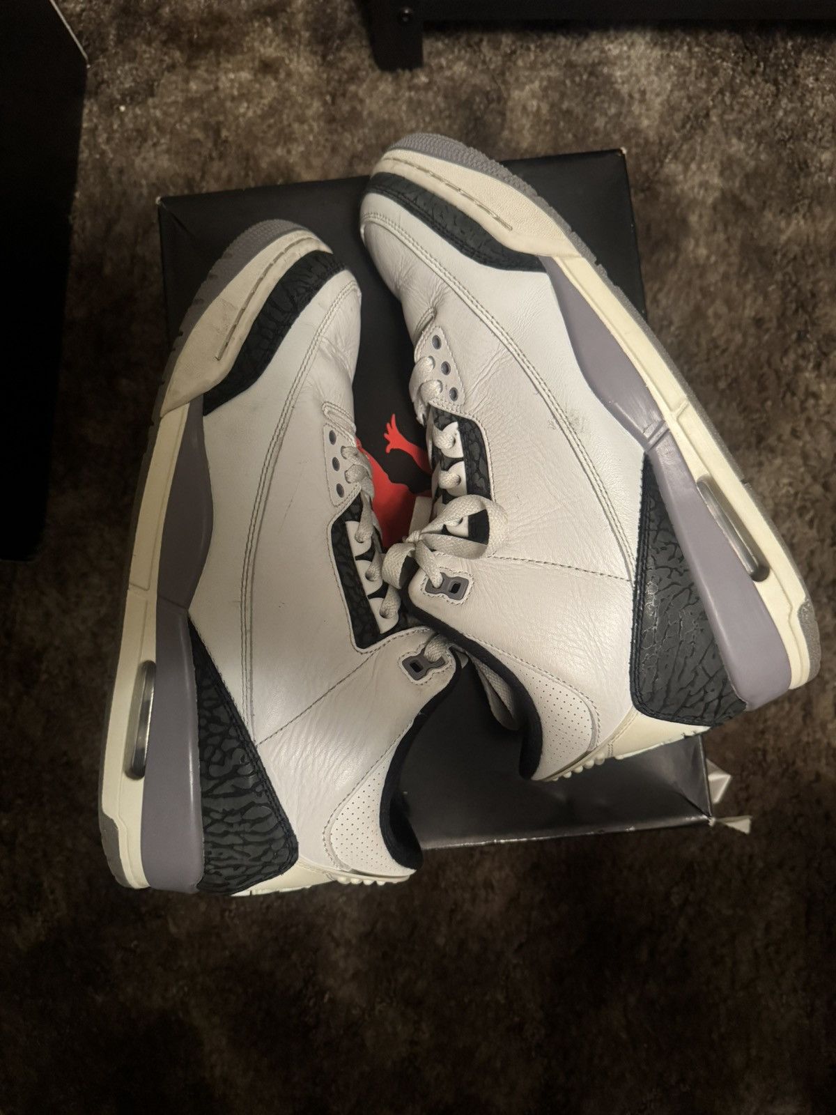 Jordan Brand Jordan 3 Cement Grey Size US 10 / EU 43 - 4 Thumbnail