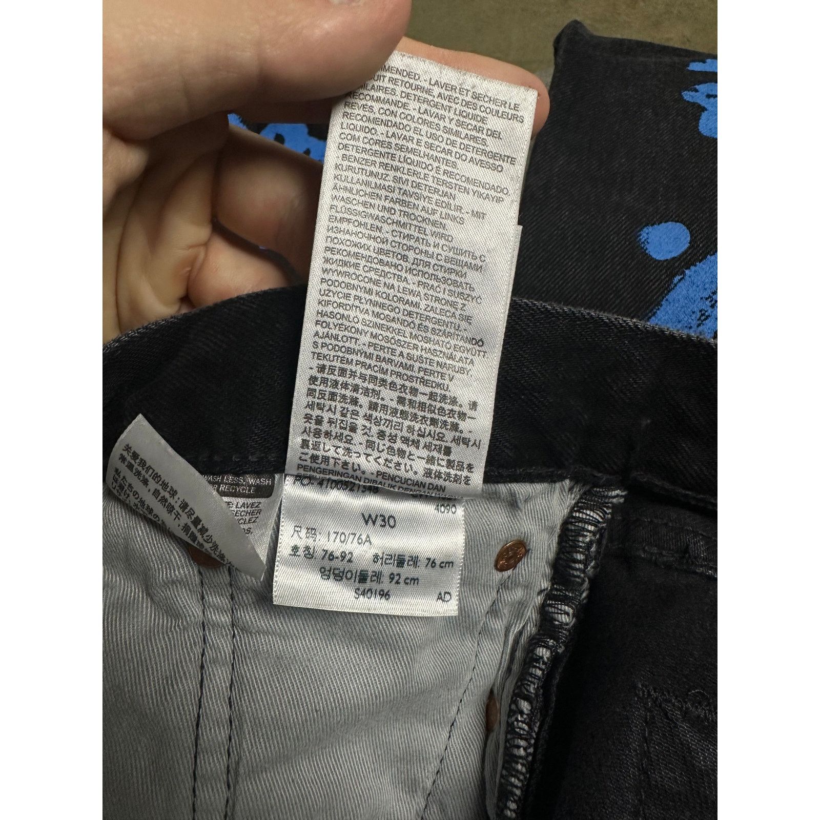 DENIM TEARS Denim Tears Jeans Black BSTROY Used 30 Size US 30 / EU 46 - 4 Thumbnail