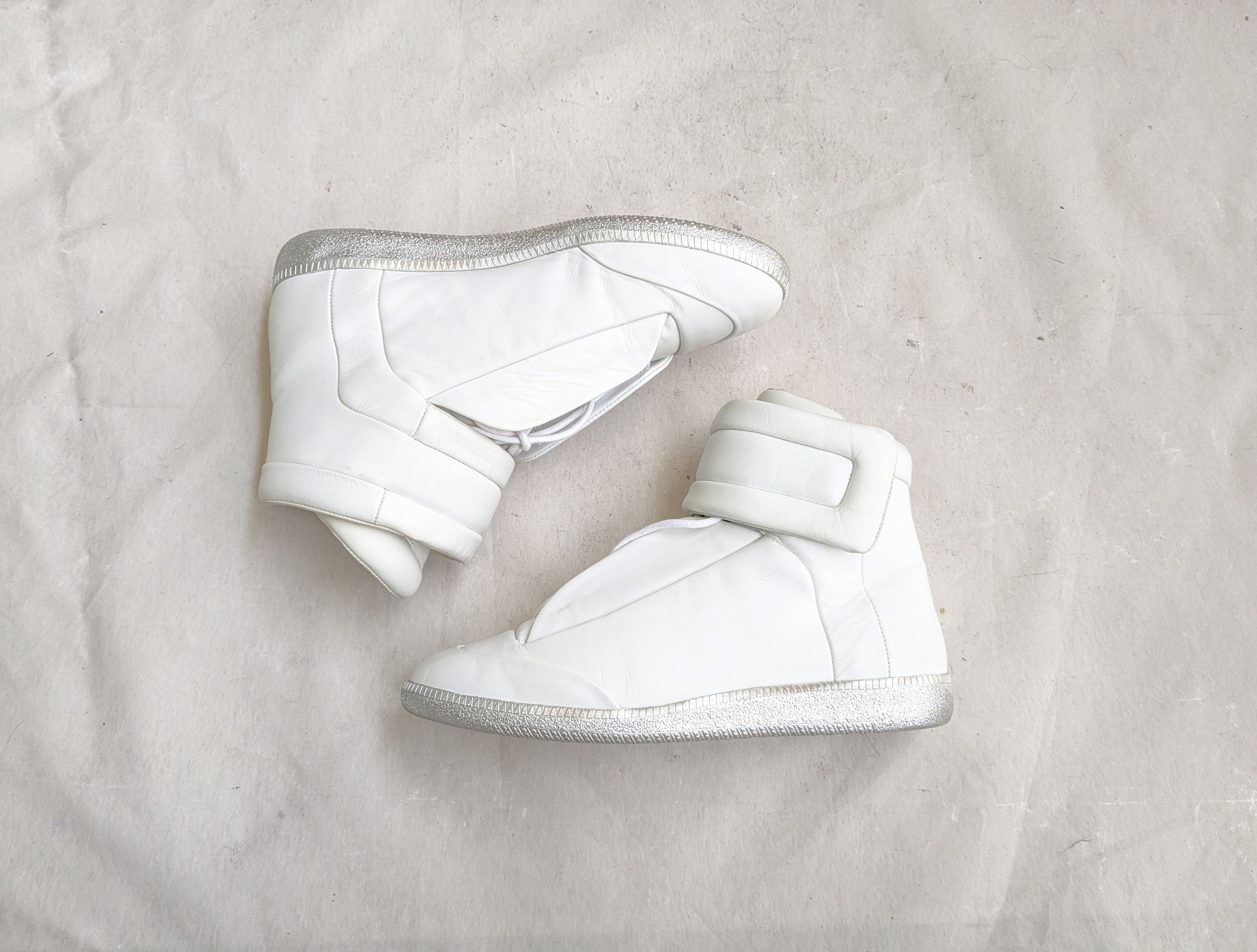 Maison Margiela High Top Cutout Sneakers | Grailed