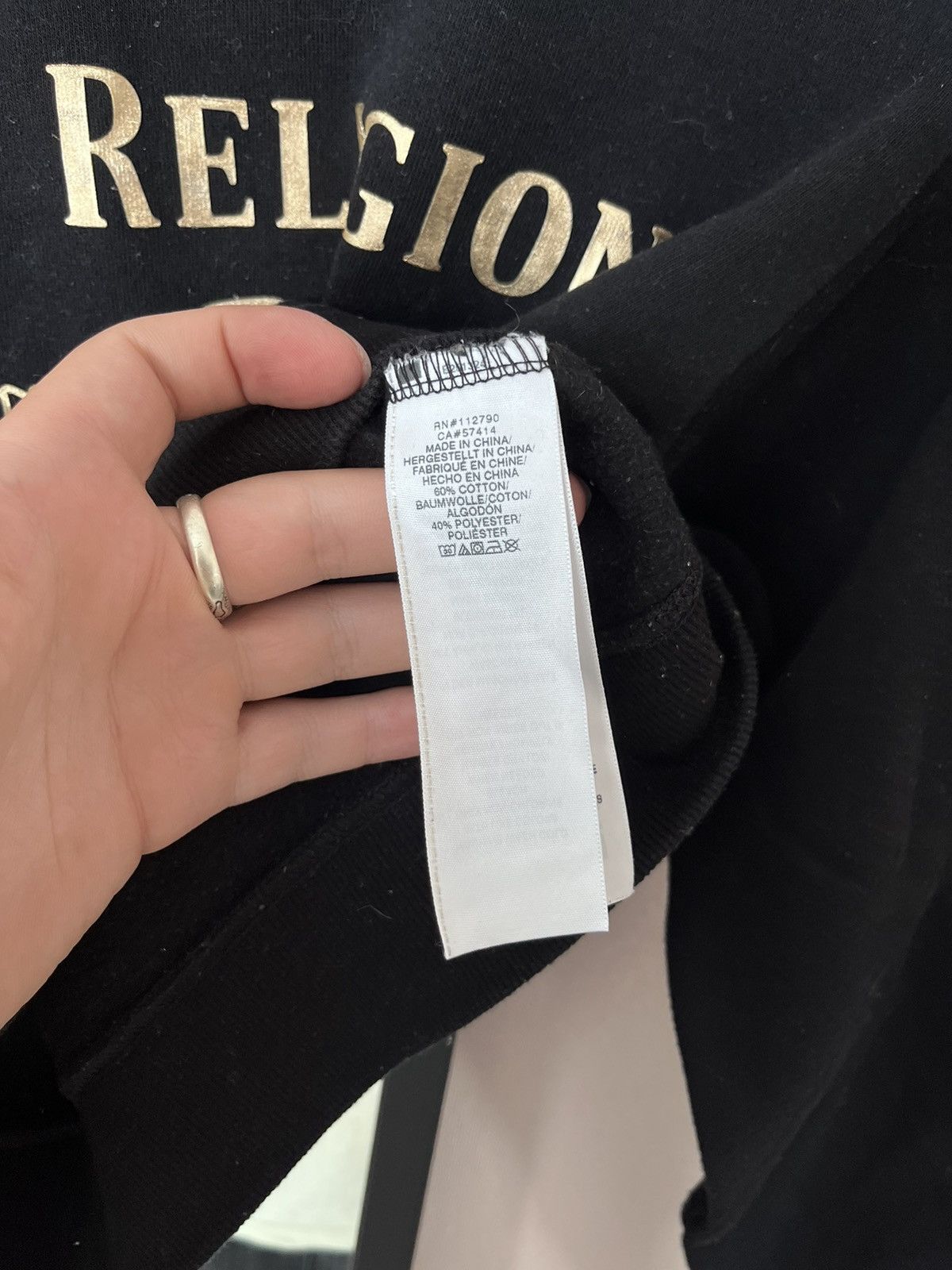 True Religion True Religion Buddha Crop W’s Crewneck Sweatshirt Size M / US 6-8 / IT 42-44 - 5 Thumbnail