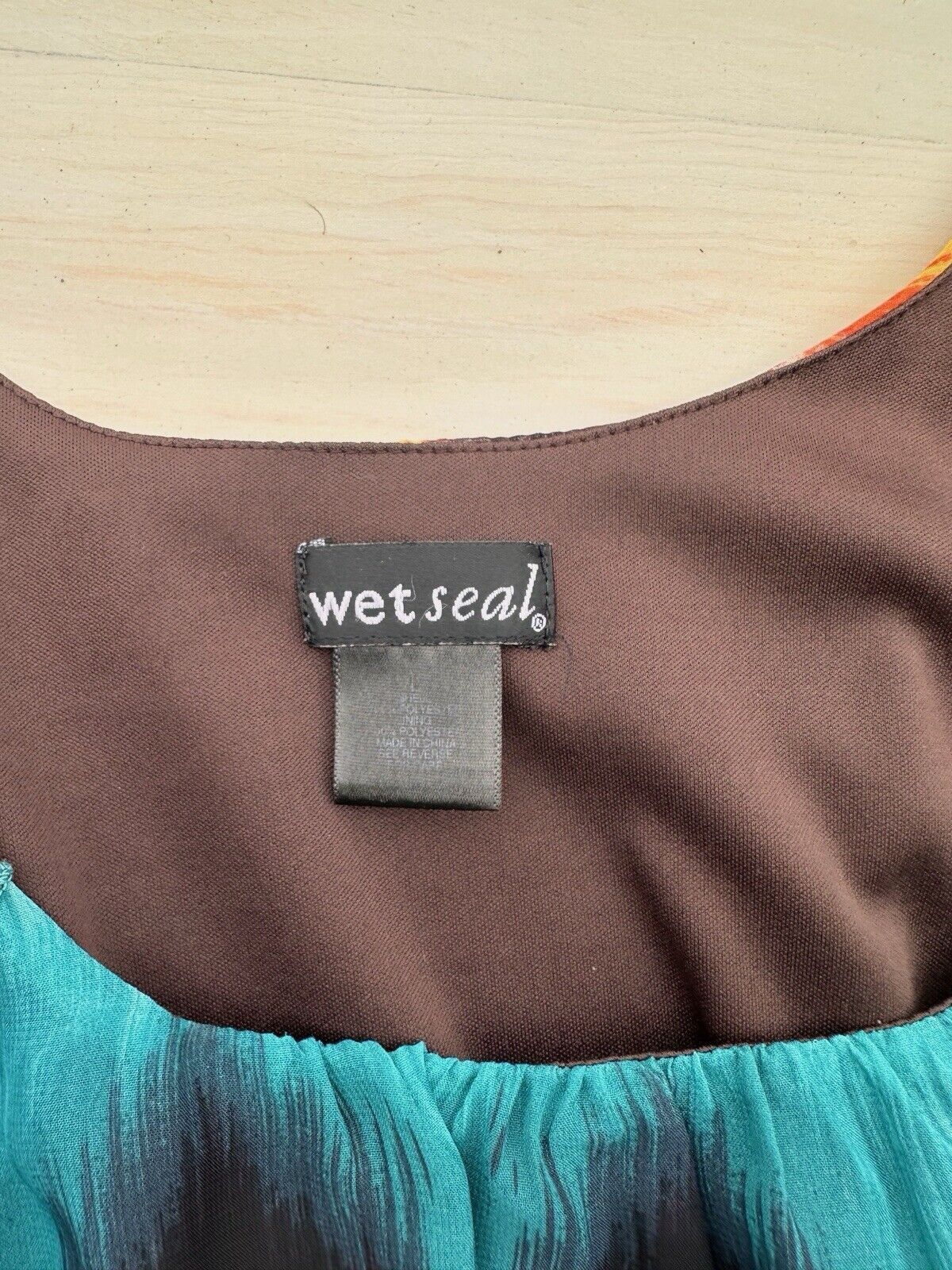 Vintage VTG Wet Seal Dress Size L Large Sleeveless Ruffle Y2K Size M / US 6-8 / IT 42-44 - 2 Thumbnail