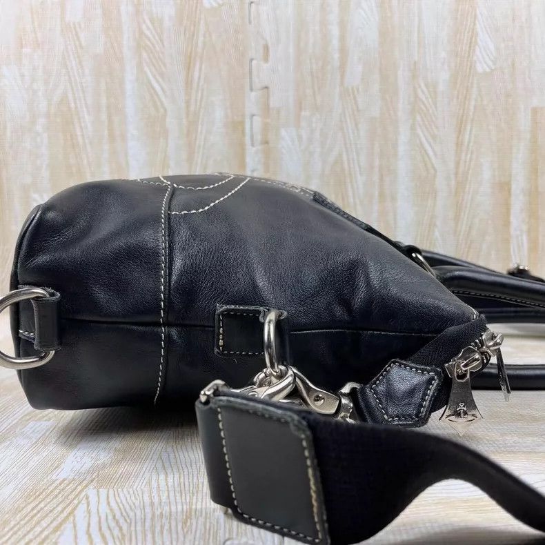 Vivienne Westwood Vivienne Westwood Black stitched Saturn mailbag Size ONE SIZE - 5 Thumbnail