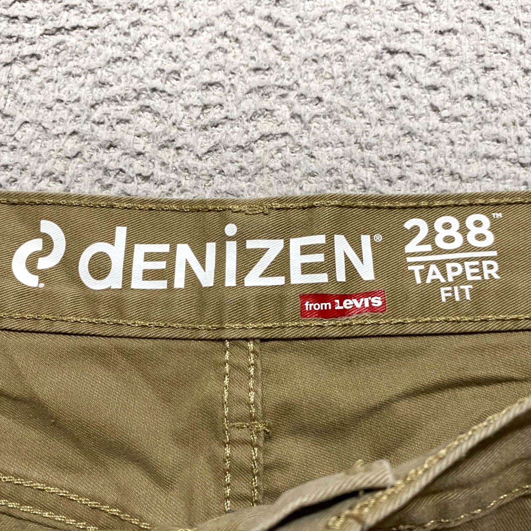 Levi's Levi's Denizen Mens Jeans 36x30 Beige Slim Taper Medium Wash Mid Rise 5-Pocket Denim Cotton Regular Type: Jeans Size US 36 / EU 52 - 3 Thumbnail