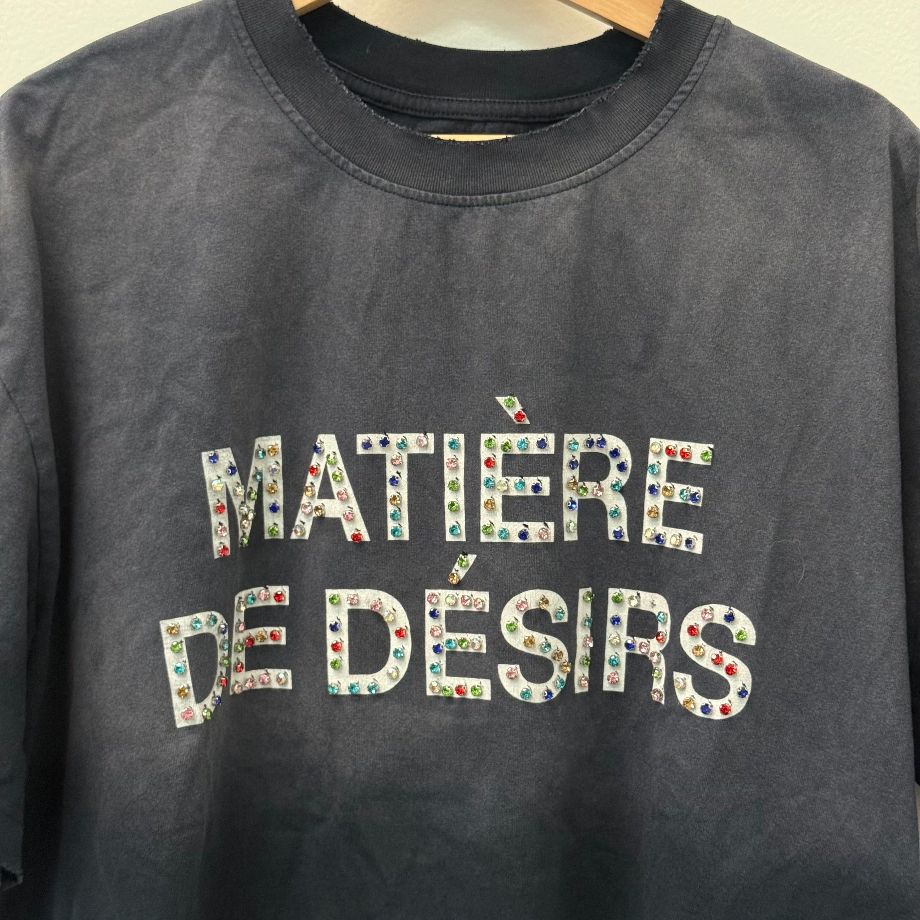 Matiere Studio Matiere De Desires Forever Rhinestone T-Shirt - Size XXL Size US XXL / EU 58 / 5 - 3 Thumbnail