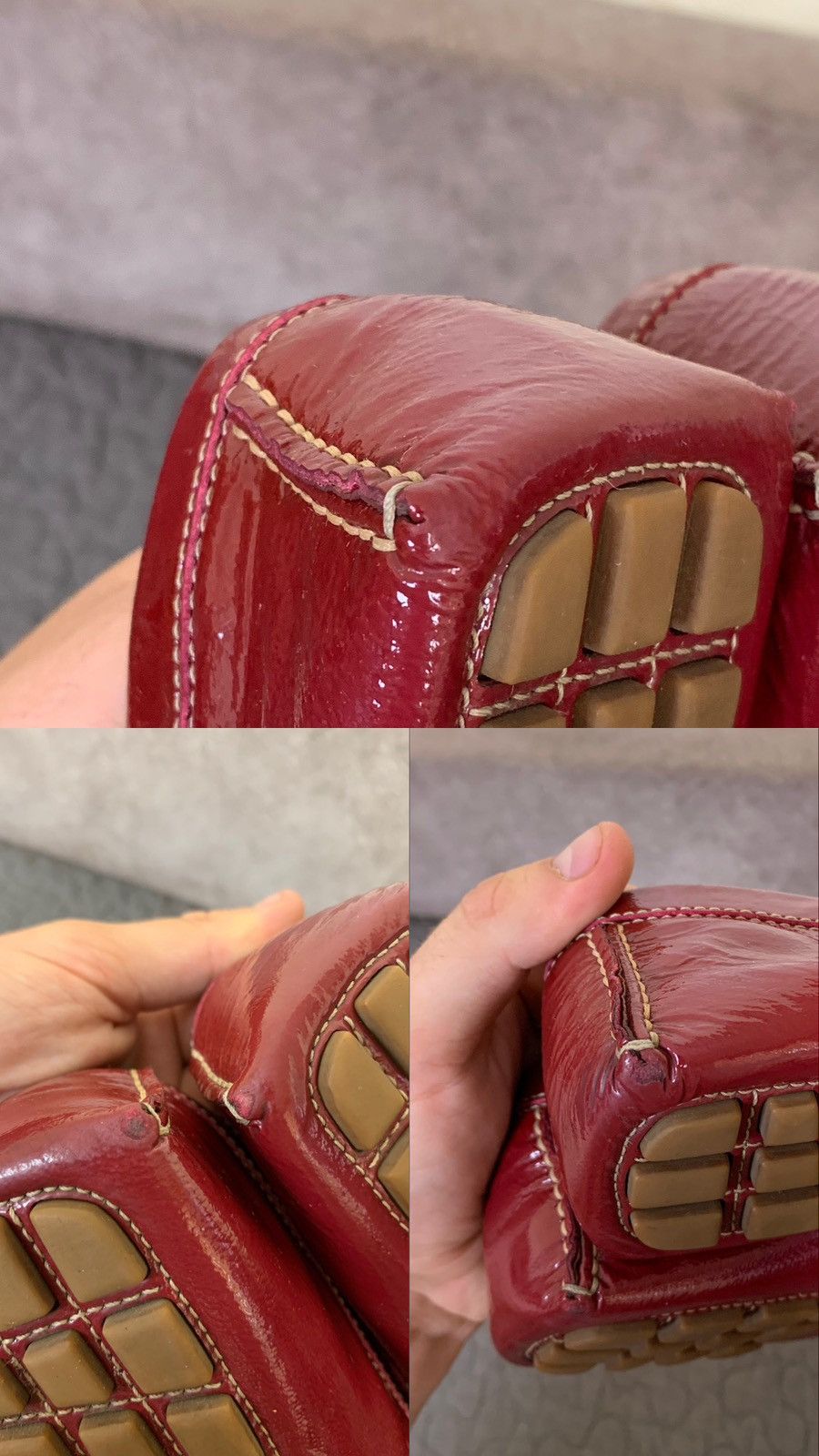 Salvatore Ferragamo Salvatore Ferragamo Womens Gancini Bit Patent Loafers Size US 7 / IT 37 - 23 Thumbnail