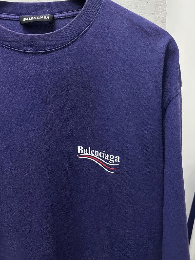 Balenciaga Balenciaga Blue cola short sleeves Size US S / EU 44-46 / 1 - 3 Thumbnail