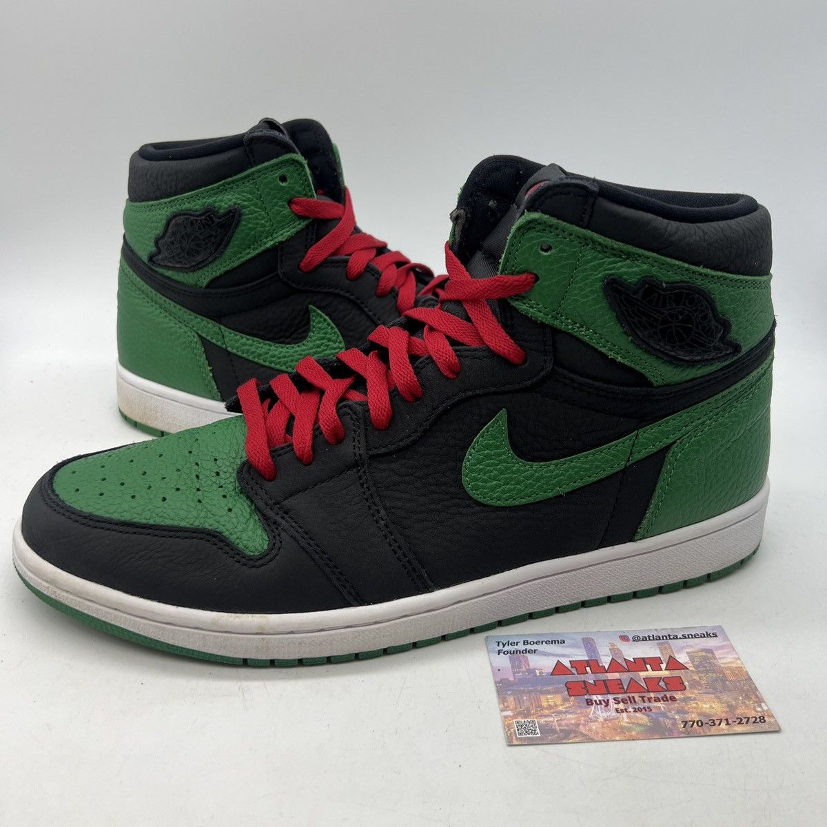 Air Jordan 1 high pine green