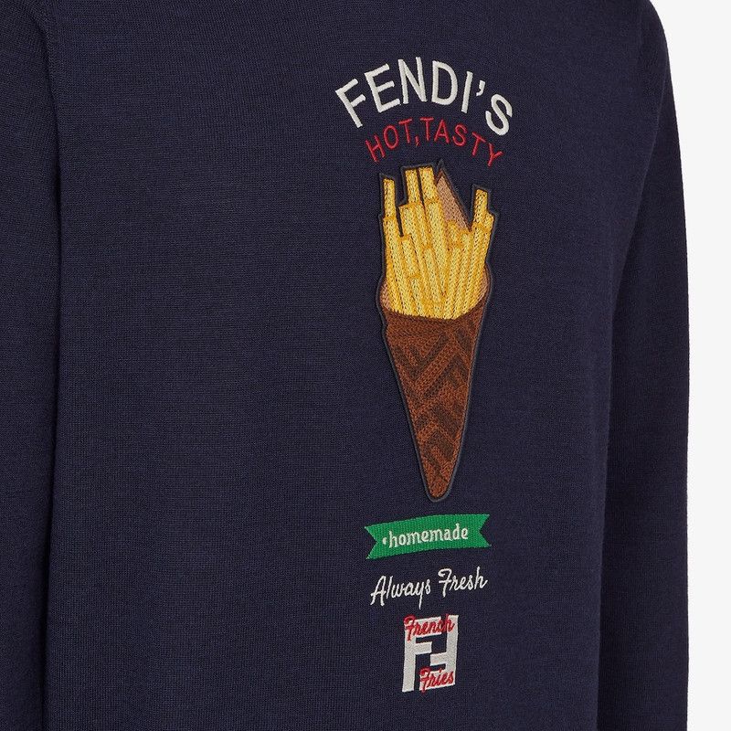 o1s1wg110226 Pullover in Navy Blue