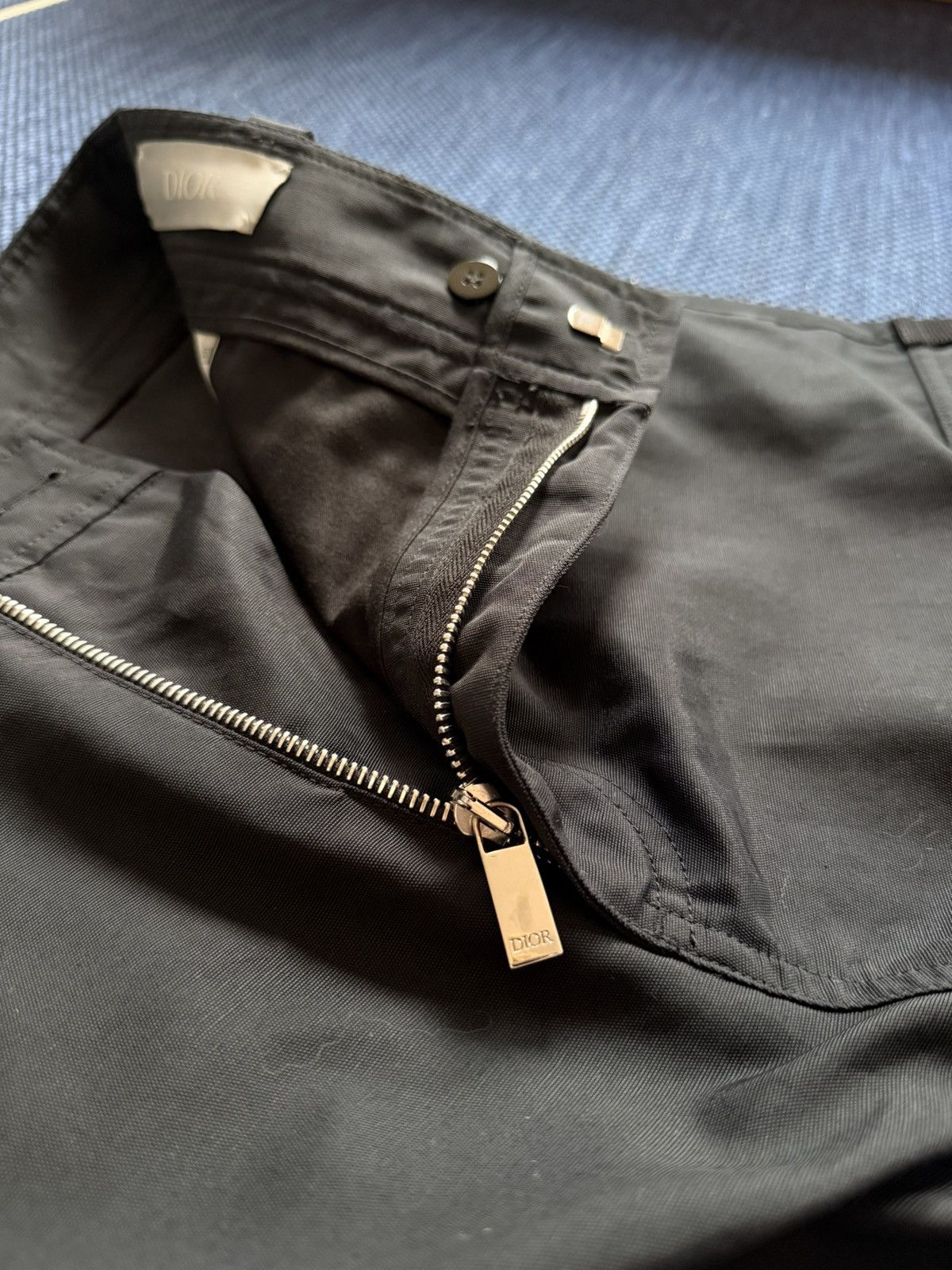 Dior FW21 Black Nylon Buckle Cargo Pants Size US 32 / EU 48 - 5 Thumbnail
