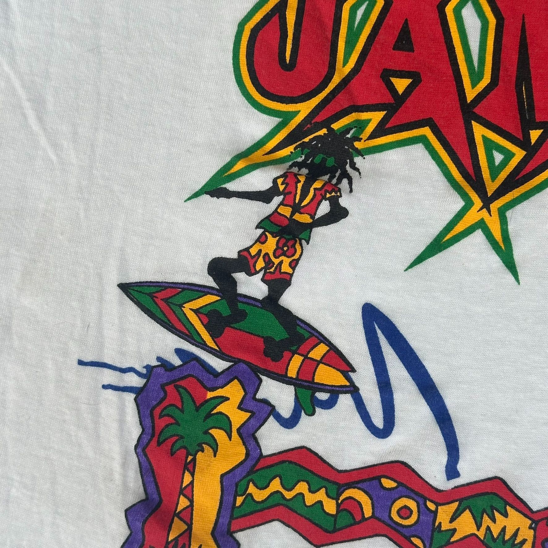 Vintage Vintage 90s Jammin Bahamas T-Shirt Surf Tropical Travel Rast Size US M / EU 48-50 / 2 - 3 Thumbnail