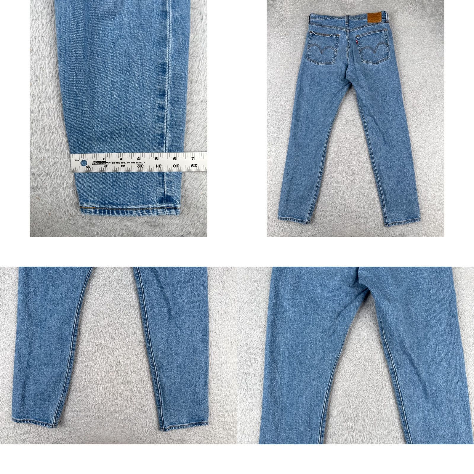 Levi's Levis Jeans Womens 28 Blue Denim Distressed Wedgie Cotton Mid 28x27 Size 28" / US 6 / IT 42 - 10 Thumbnail