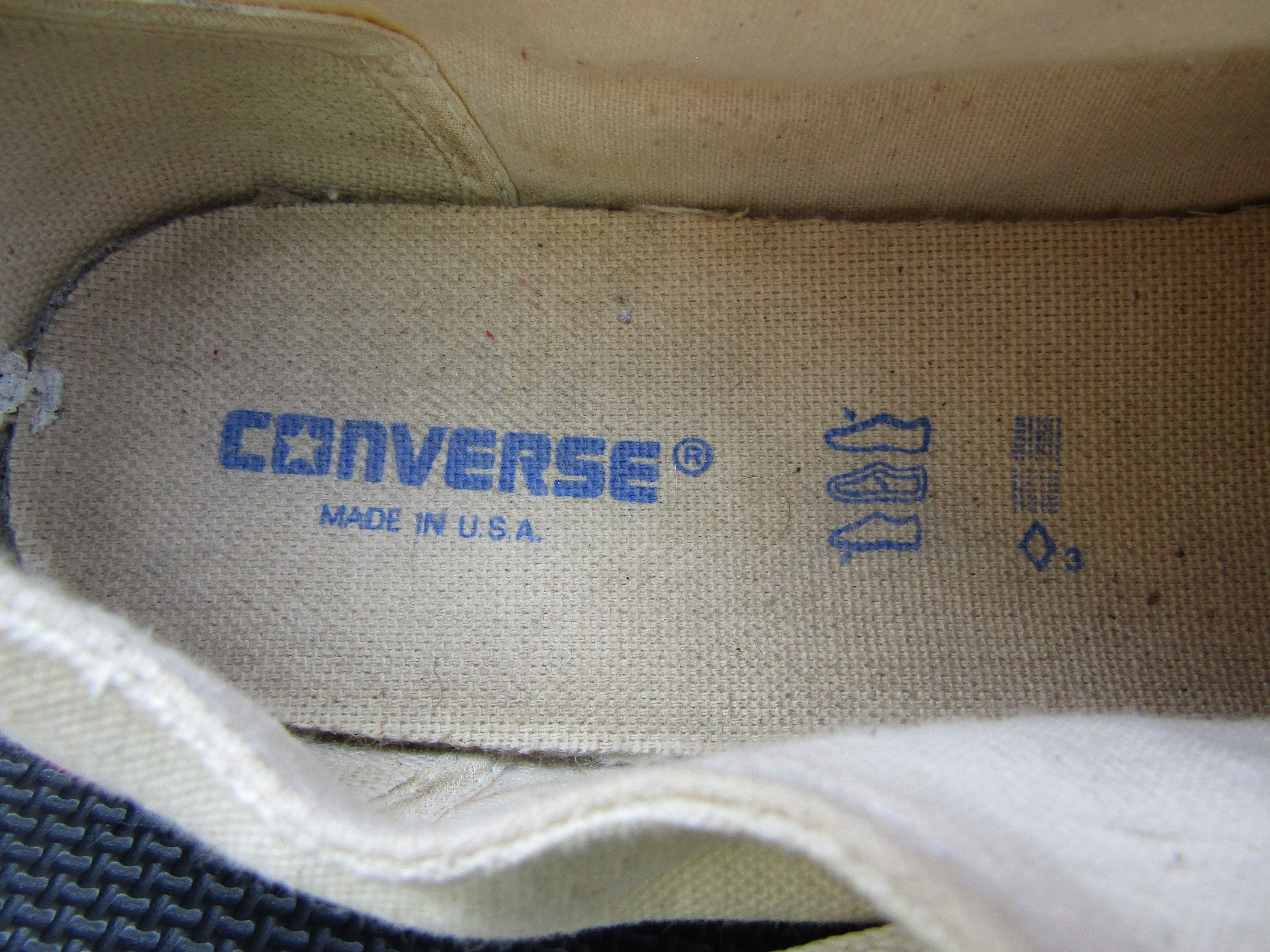 Converse × Vintage Vintage Converse Chuck Taylor White Low Top 1990s Mens Made Size US 12.5 / EU 45-46 - 7 Thumbnail