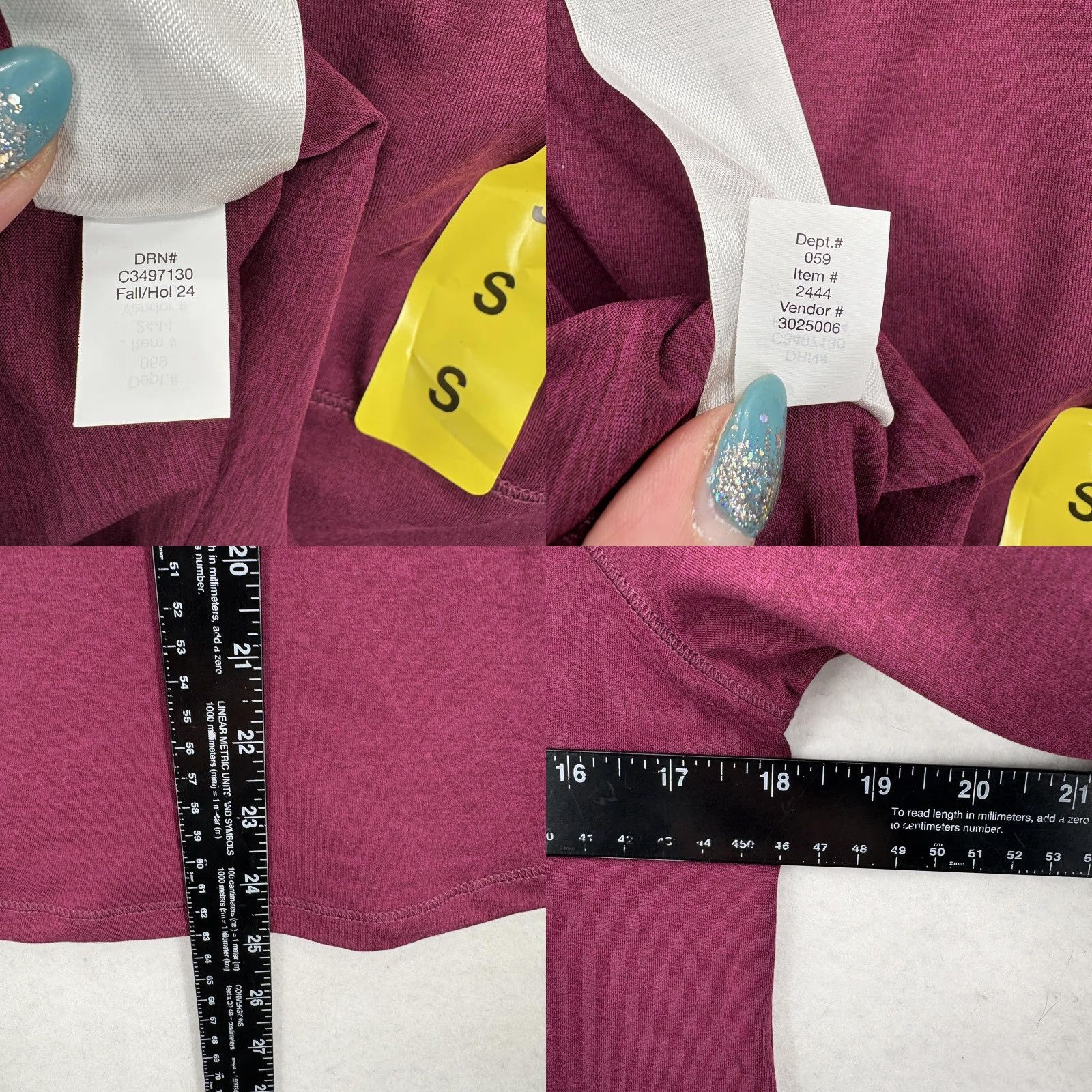 Eddie Bauer Eddie Bauer Active Funnel Neck Pullover Womens Small Purple UPF 50+ Stretch NWT Size S / US 4 / IT 40 - 8 Thumbnail