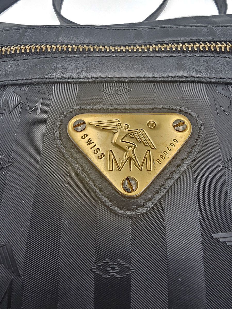 Maison Mollerus Maison Mollerus Vinerus Black Coated Canvas Crossbody Bag Size ONE SIZE - 5 Thumbnail
