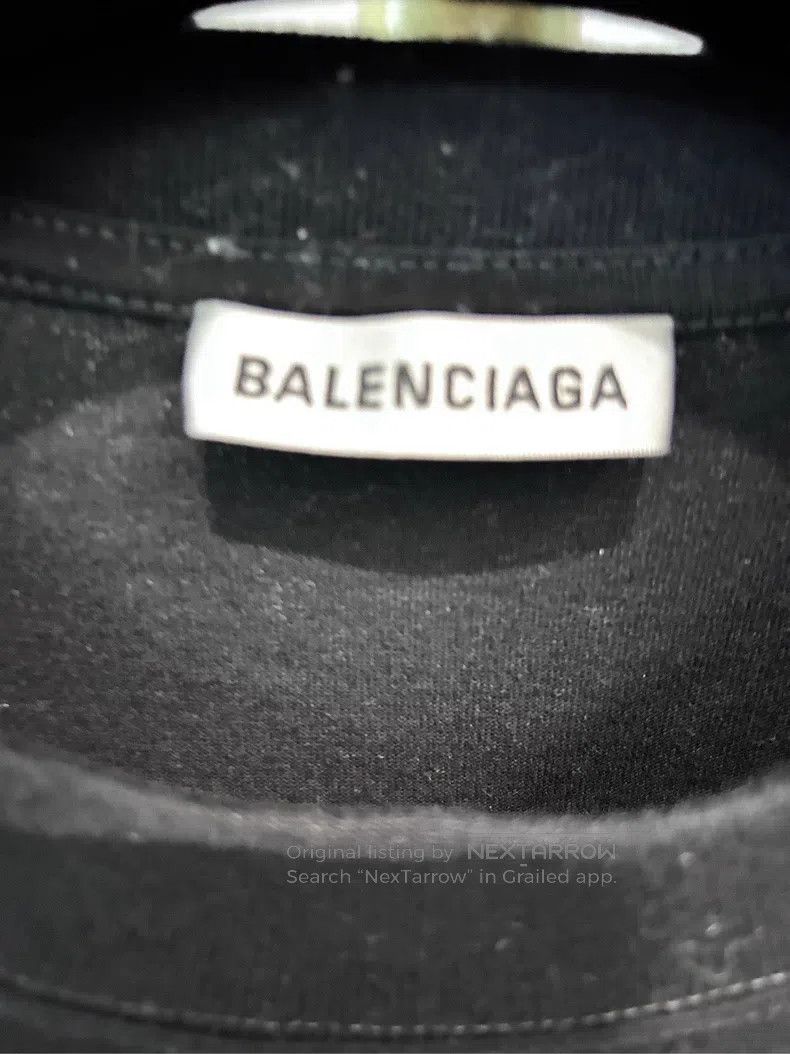 Balenciaga Balenciaga Black designer portrait band electro-acoustic s Size S / US 4 / IT 40 - 2 Thumbnail
