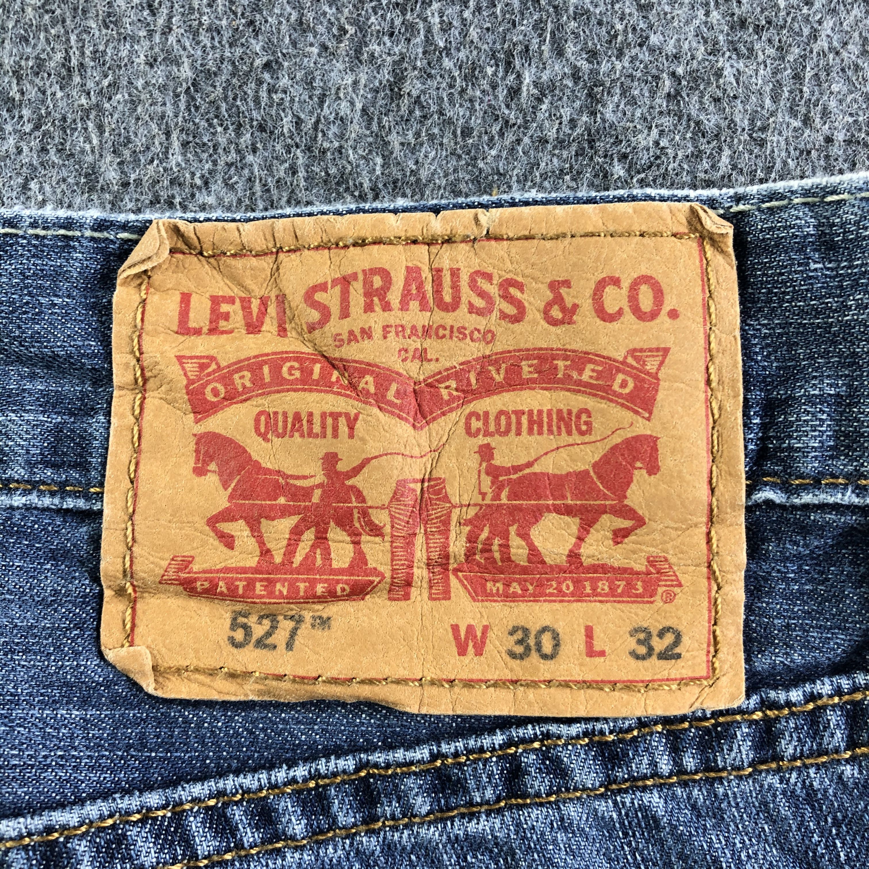 Levi's Vintage Blue Wash Levis 527 Jeans-J4288 Size US 31 - 5 Thumbnail
