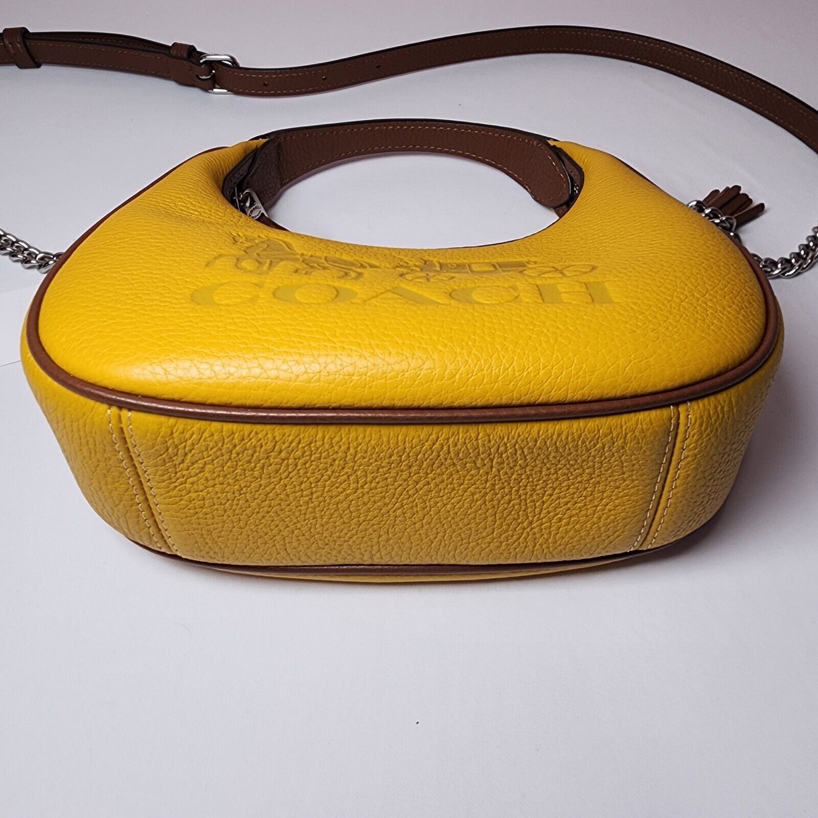 Coach NWT Coach CT884 Carmen Mini Colorblock Yellow Gold Multi Size ONE SIZE - 5 Thumbnail