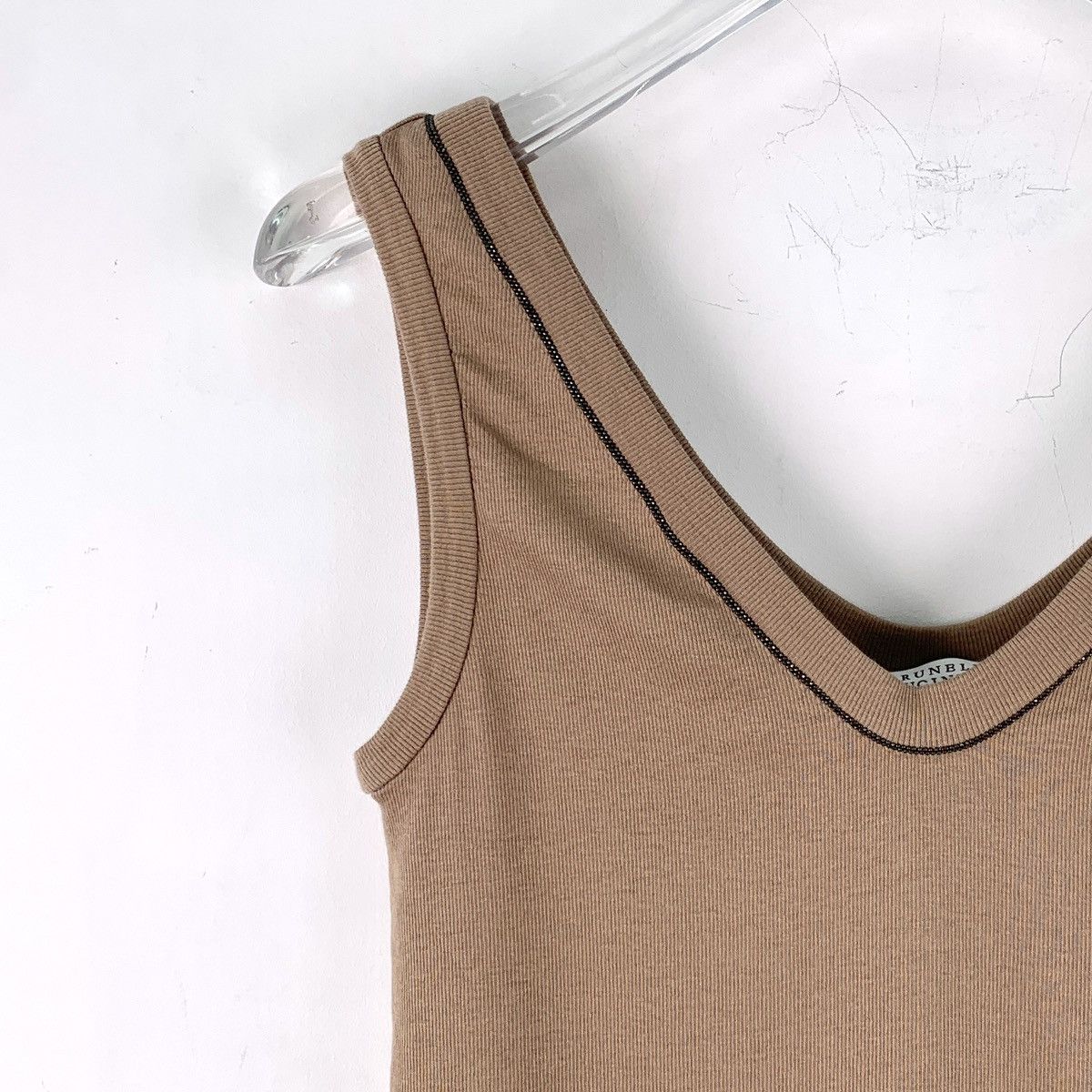 Brunello Cucinelli Brunello Cucinelli Beaded Sleeveless Knit Vest K26WX Size S / US 4 / IT 40 - 3 Thumbnail