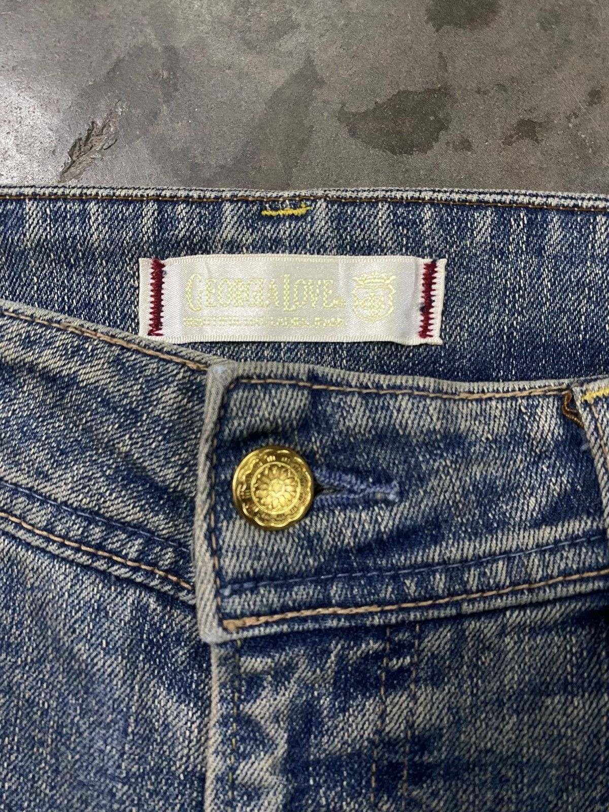 Hysteric Glamour × If Six Was Nine × Tornado Mart Flare Jeans Georgia Love Cargo Stretch Jeans @267 Size US 29 - 9 Thumbnail