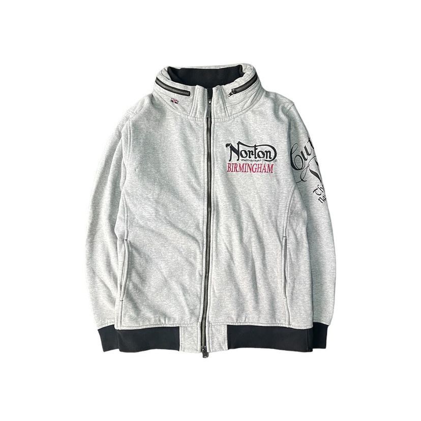 Norton Norton Zip Hoodie Vintage Size US L / EU 52-54 / 3 - 2 Thumbnail