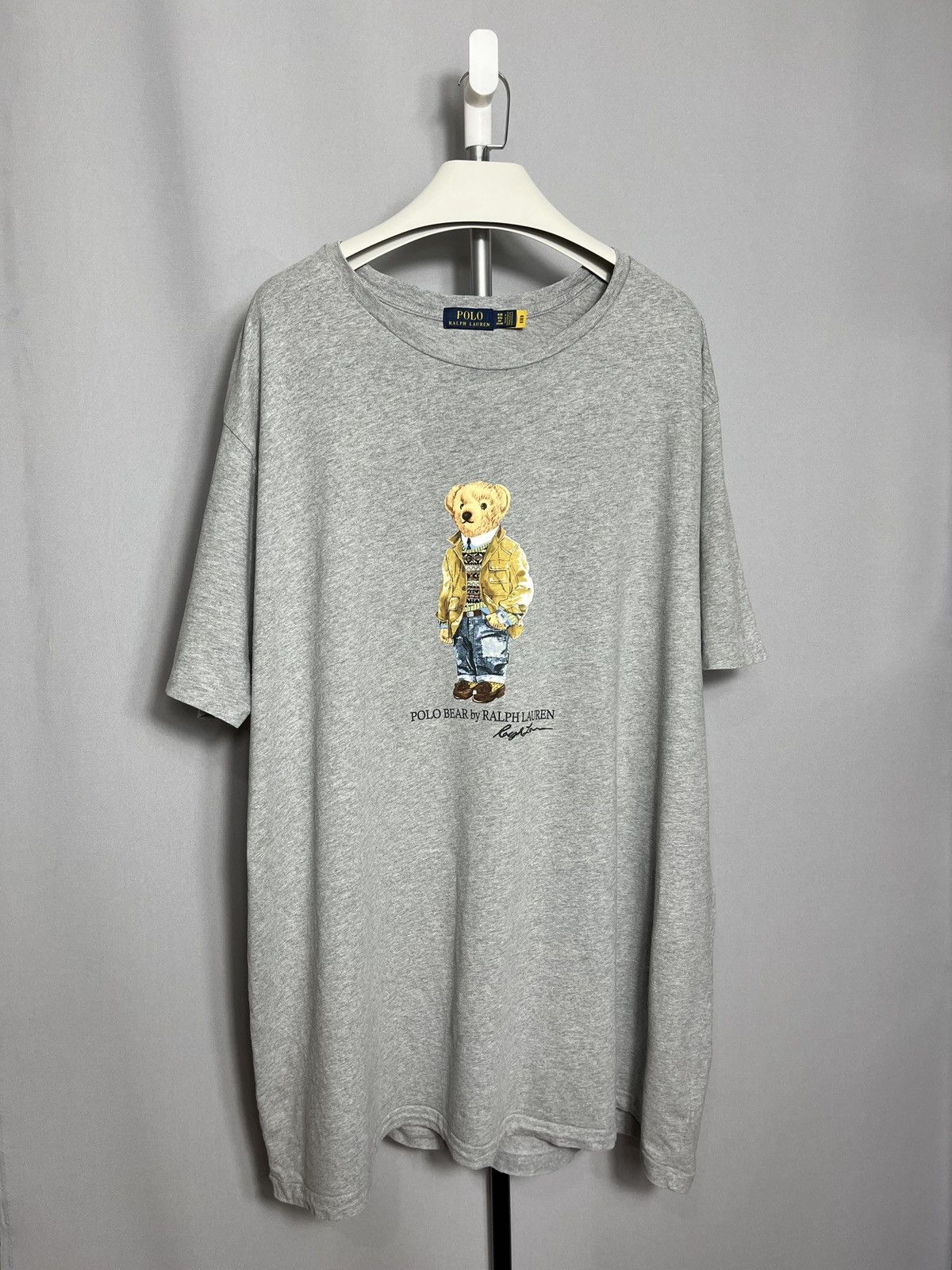 Polo Ralph Lauren POLO RALPH LAUREN Polo Bear Mens T-Shirt Grey 4XL Size US XXL / EU 58 / 5 - 1 Thumbnail