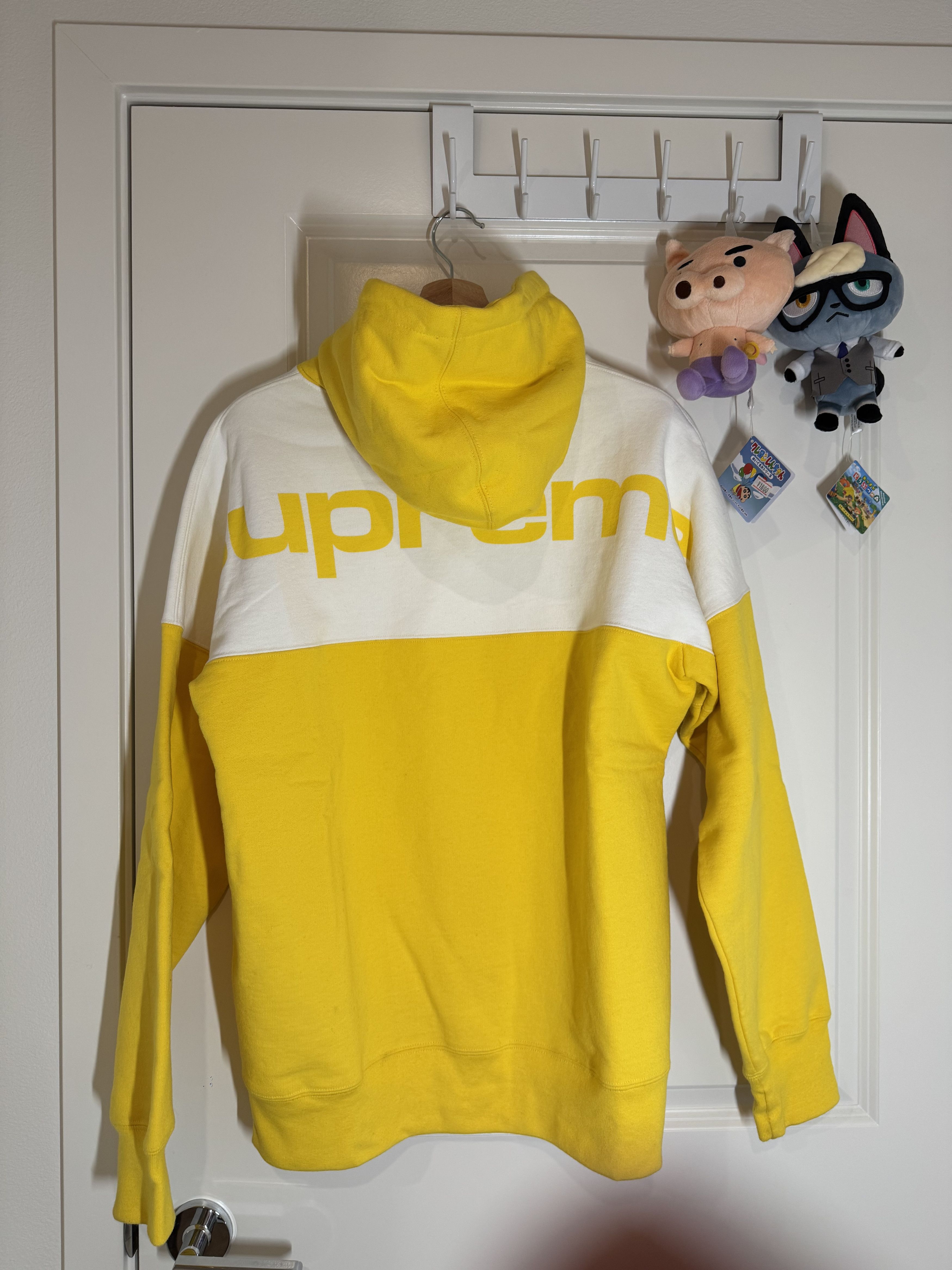 Supreme Supreme FW17 Blocked Hoodie Yellow Large Size US L / EU 52-54 / 3 - 2 Thumbnail