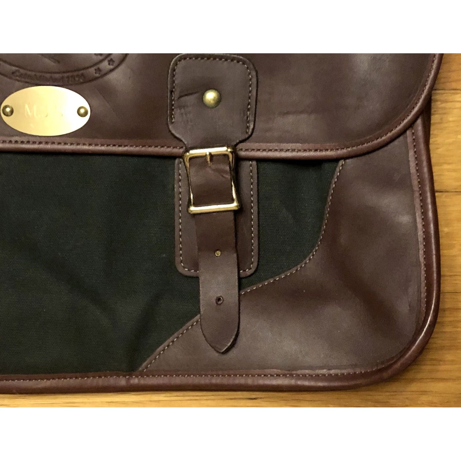 Orvis VINTAGE Orvis Messenger Bag Battenkill Canvas / Leather Briefcase Bag - NICE! Size ONE SIZE - 3 Thumbnail