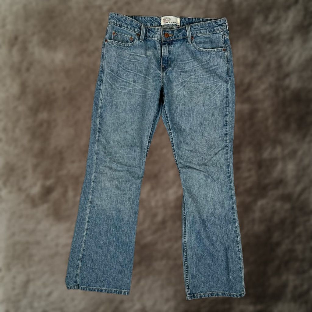 Levi's Levi Strauss Signature Jeans Women's 32x30 Bootcut Low Slim Denim Blue Size 24" / US 00 / IT 34 - 1 Thumbnail