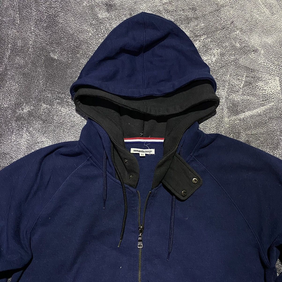 If Six Was Nine SEMANTIC DESIGN LAYERED ZIPPER HOODIE Size US L / EU 52-54 / 3 - 4 Thumbnail